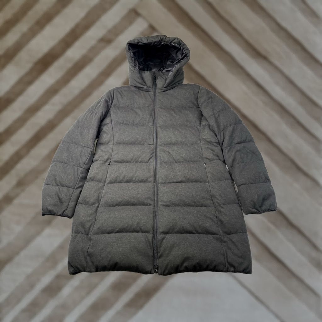 Uniqlo Uniqlo Women Long Hooded Puffer Coat Jacket Gray Size XL Size XL / US 12-14 / IT 48-50 - 1 Thumbnail