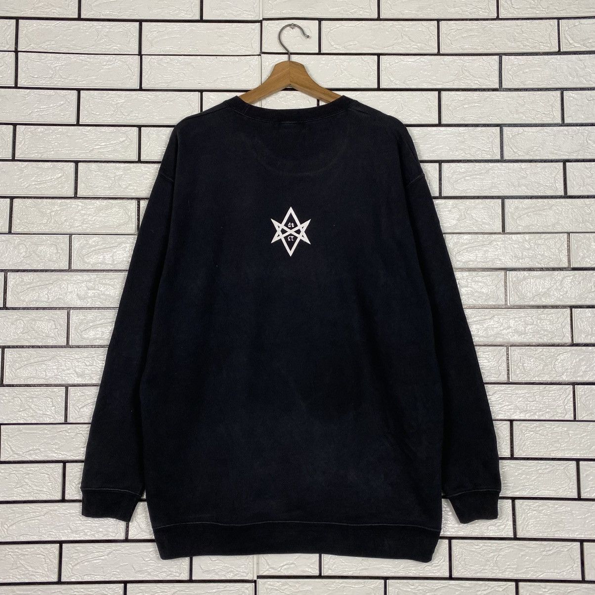 Japanese Brand Shocken Vintage Sweatshirt Punk Design Full Print Size US XXL / EU 58 / 5 - 9 Thumbnail