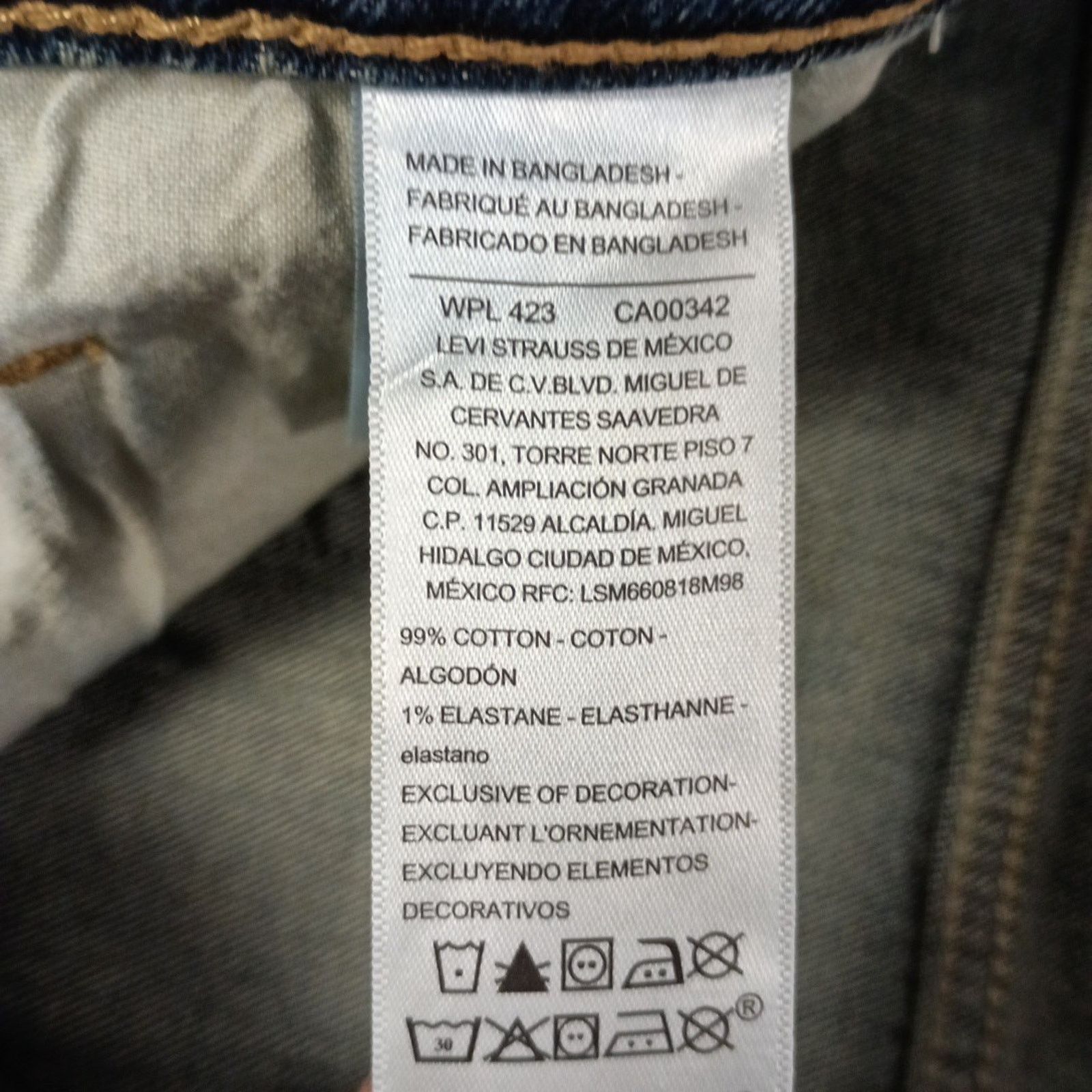 Levi's Levi Strauss Signature Shorts Men's 44 Blue 10' Inseam Size US 44 / EU 60 - 3 Thumbnail