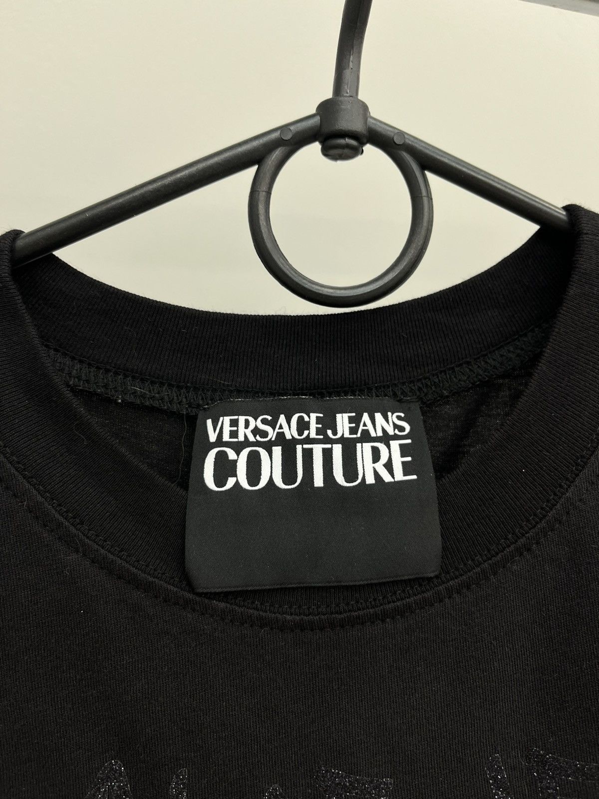 Versace Jeans Couture Versace Jeans Couture Glitter Logo Cotton Tee T-shirt Size M / US 6-8 / IT 42-44 - 4 Thumbnail