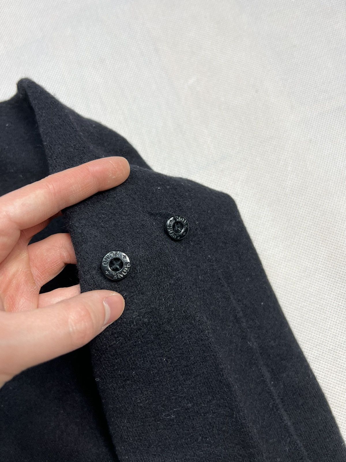 Stone Island × Vintage Sweater Stone Island Black Vintage Size XS / US 0-2 / IT 36-38 - 3 Thumbnail