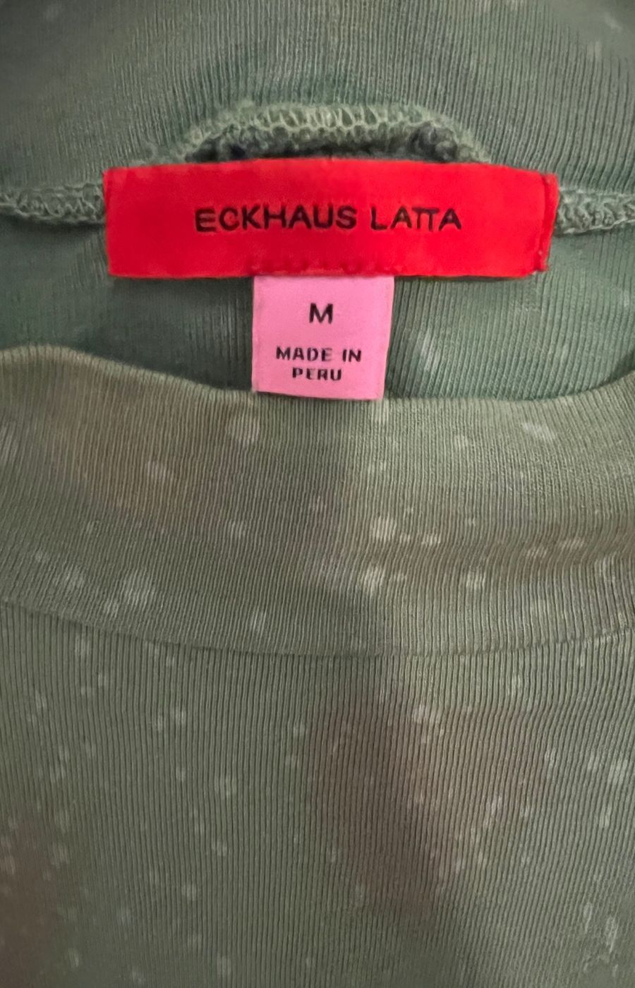 Eckhaus Latta Eckhaus Latta Green Lapped Turtleneck Size M / US 6-8 / IT 42-44 - 4 Thumbnail