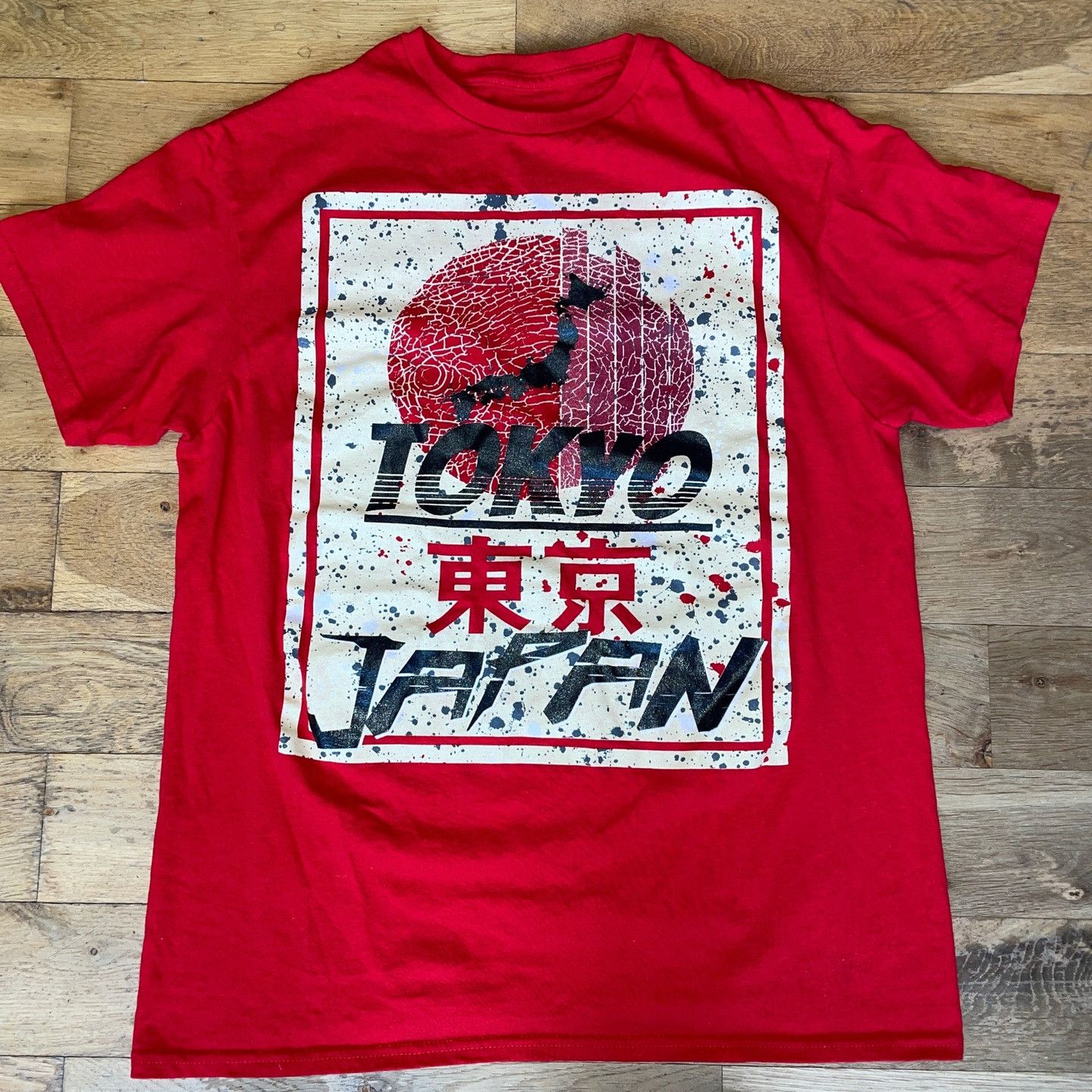 English Laundry × Japanese Brand Launder Tokyo Men's Fashion T-shirt Print Cotton Size M Size US M / EU 48-50 / 2 - 3 Thumbnail