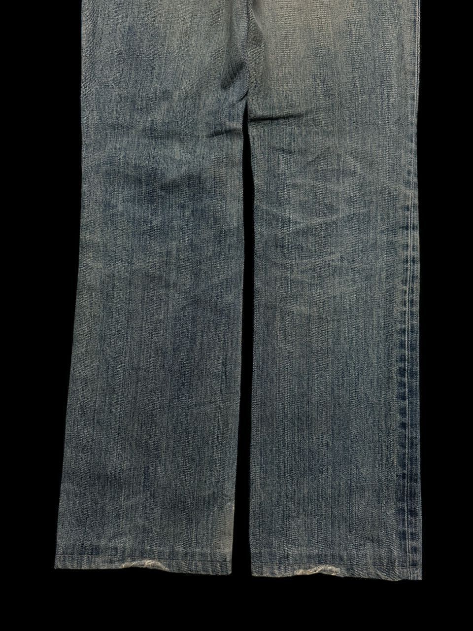 Edwin INSANE Vintage 80s Edwin Rusty Mudwash Distressed Jeans Size US 27 - 20 Thumbnail
