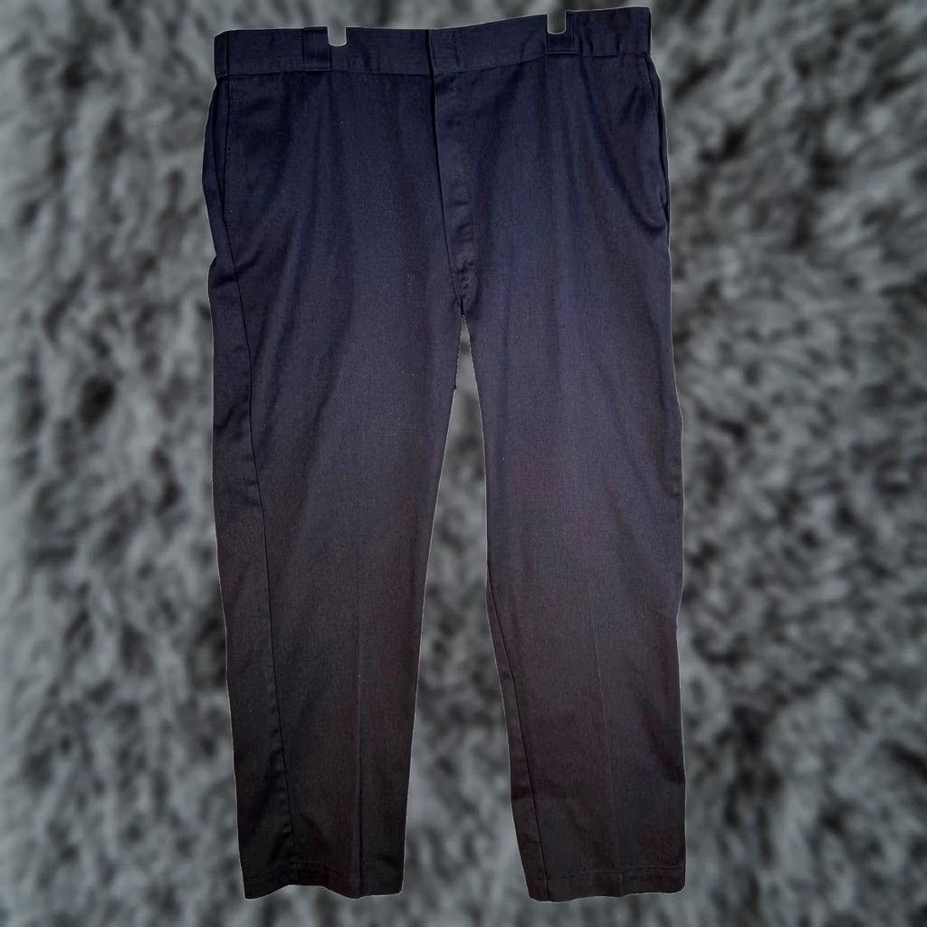 Dickies Dickies Mens Work Pants 42x31 Black Flat Front Slash Pockets Classic Fit Pants Mens Size US 42 / EU 58 - 1 Thumbnail