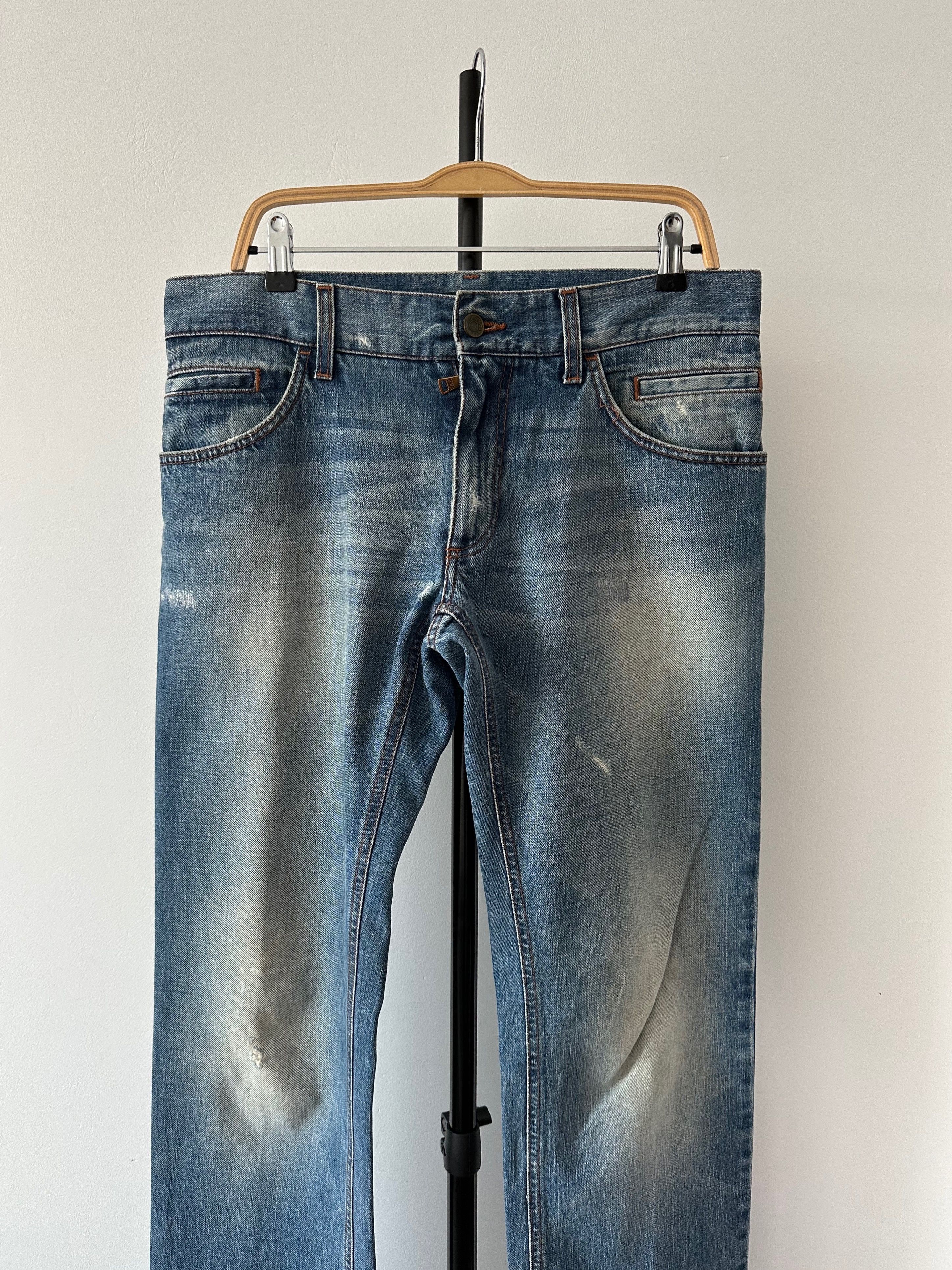 Dolce & Gabbana Dolce & Gabbana 16 washed denim pants keans trousers Size US 32 / EU 48 - 3 Thumbnail