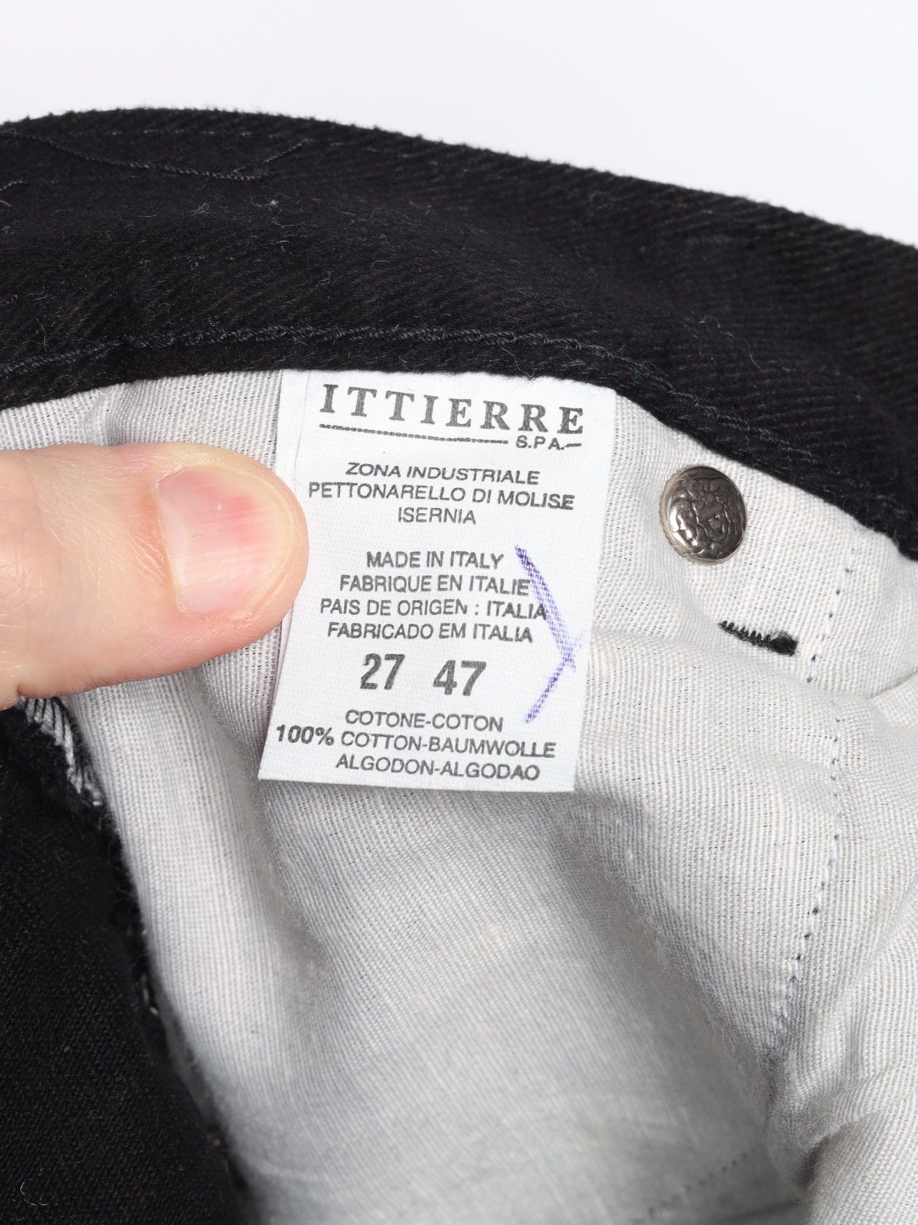 Versace Jeans Couture Versace Jeans Couture Vintage Black Denim Jeans Skinny Pants Size 27" / US 4 / IT 40 - 21 Thumbnail