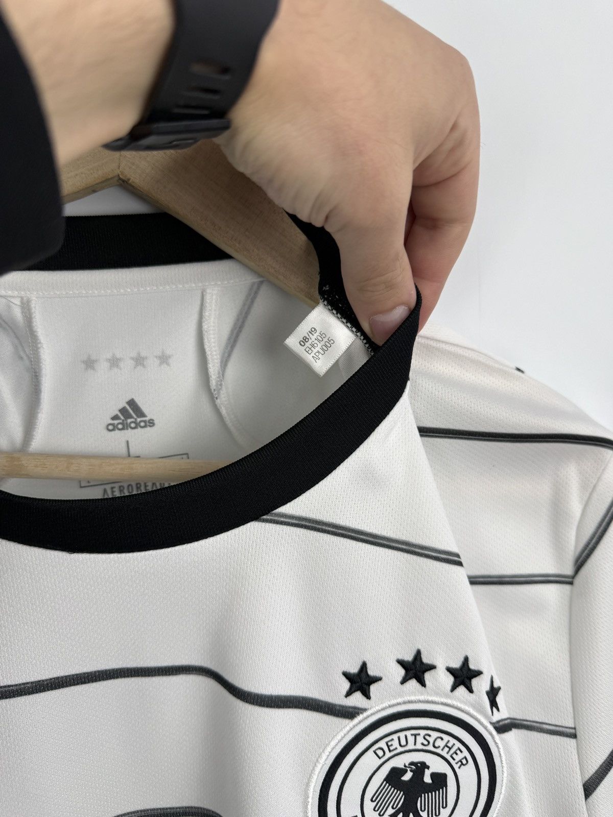 Adidas 🇩🇪 2019 Adidas Germany 4 Star World Cup Edition Jersey Soccer Size US L / EU 52-54 / 3 - 6 Thumbnail