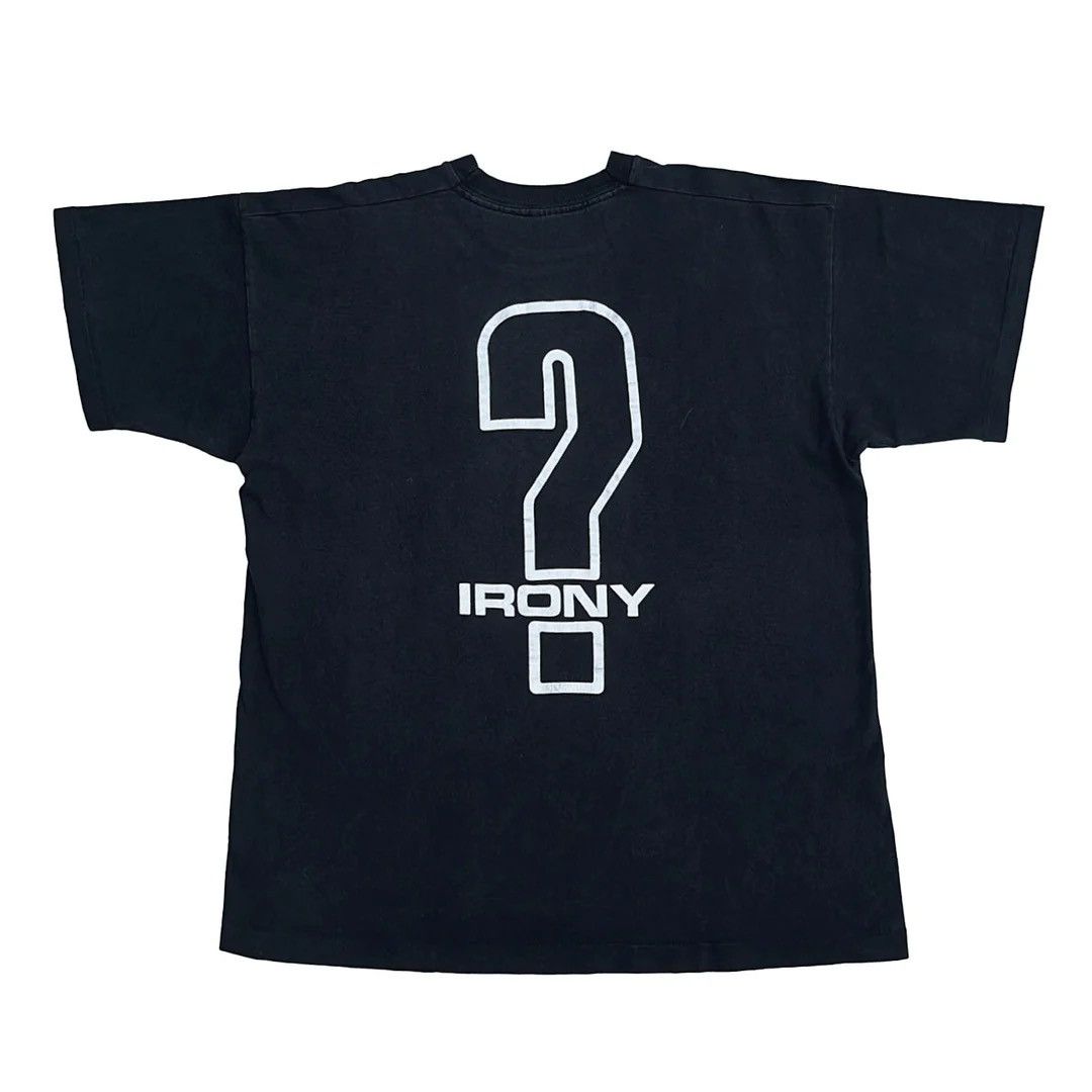 Band Tees × Vintage Therapy? 1990 90s Vintage Irony Band Concert Tour T-Shirt Size US XL / EU 56 / 4 - 2 Thumbnail