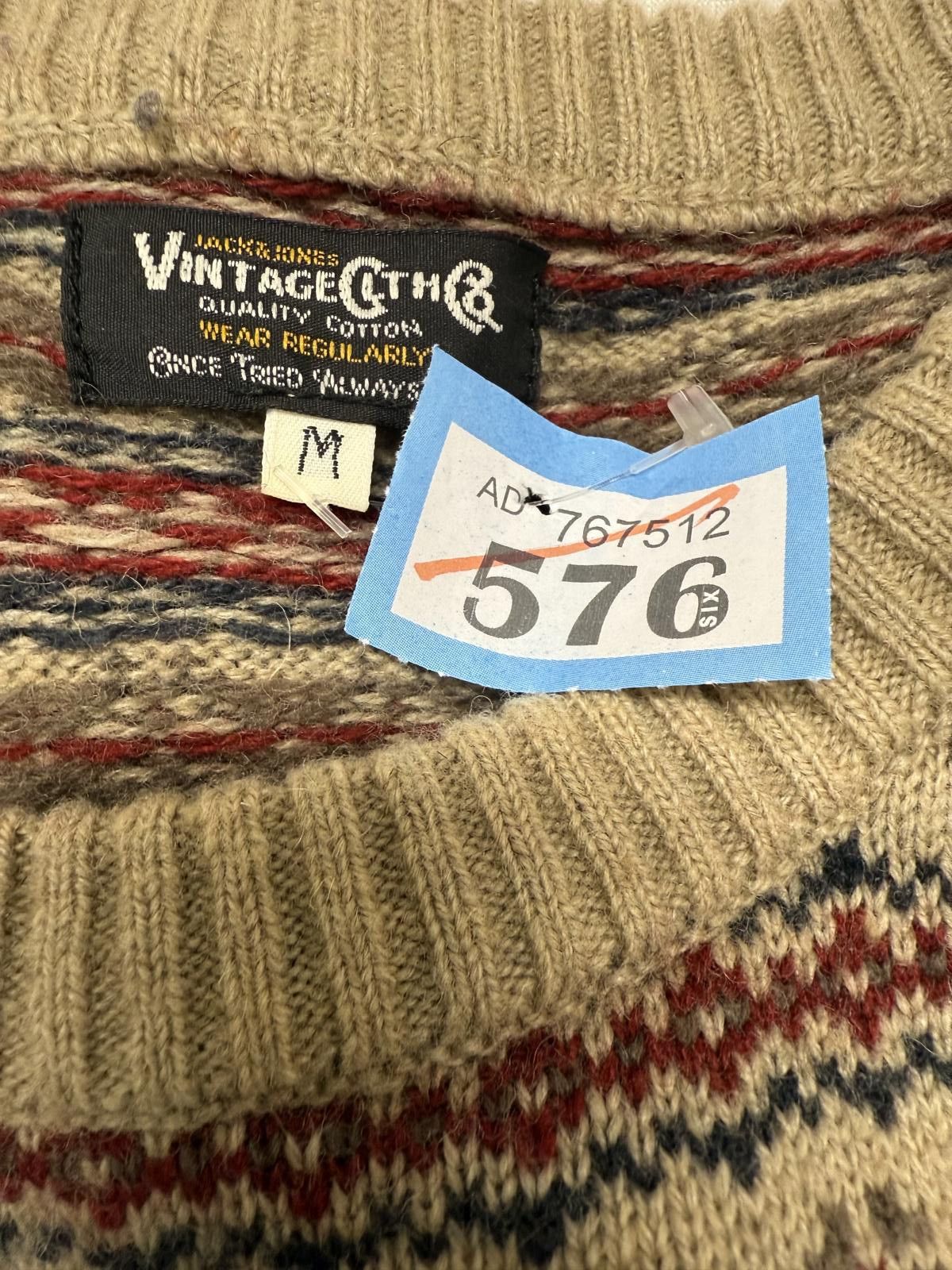 Other Lock & Jones Vintage Cloth Co. Patterned Wool Sweater Medium Size US M / EU 48-50 / 2 - 2 Thumbnail
