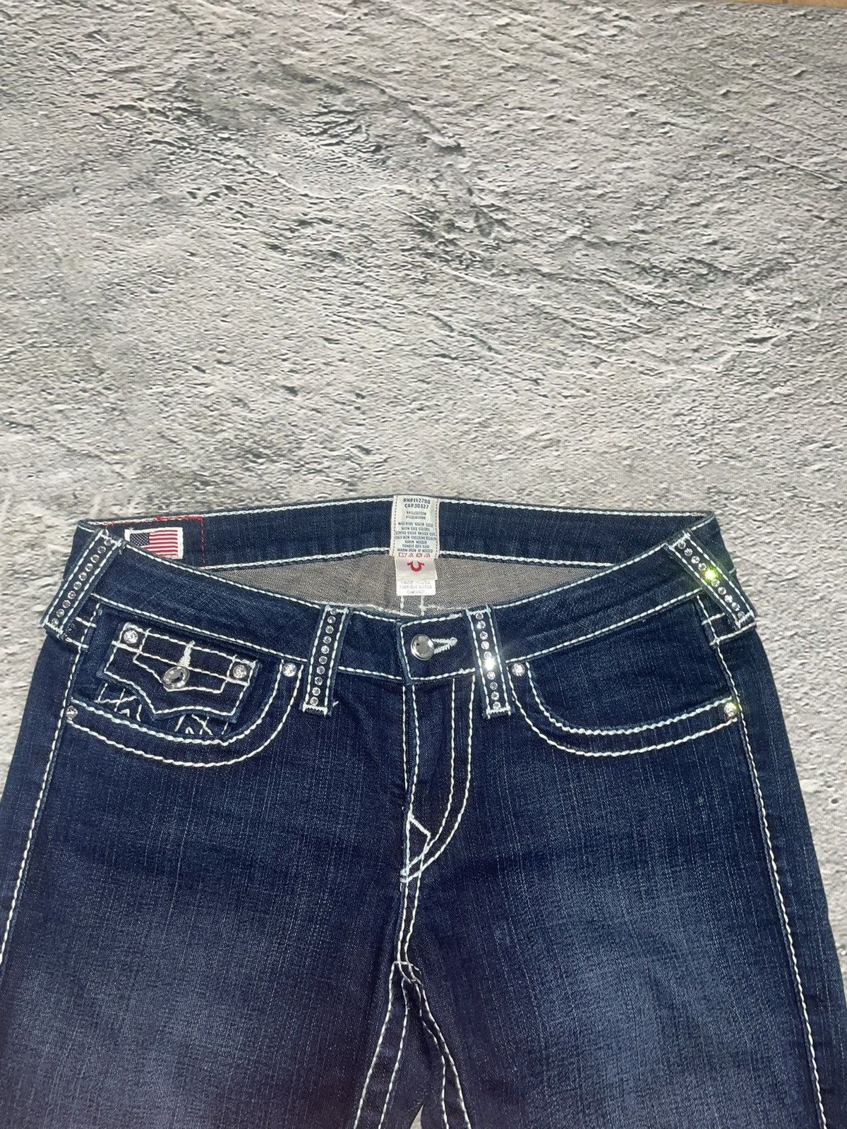 True Religion True Religion blue jeans white thick stitching Billy Disco Size 30" / US 8 / IT 44 - 10 Thumbnail