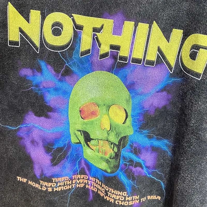 Japanese Brand × Vintage 90s Skulls Printed Vintage Oversized T Shirt Size US M / EU 48-50 / 2 - 2 Thumbnail
