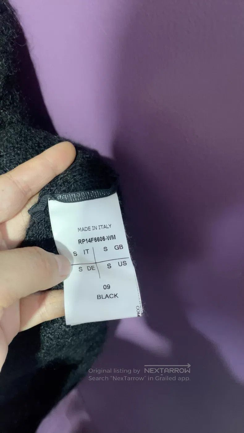 Rick Owens Rick Owens Grey half turtleneck mohair silk mulberry silk Size S / US 4 / IT 40 - 3 Thumbnail
