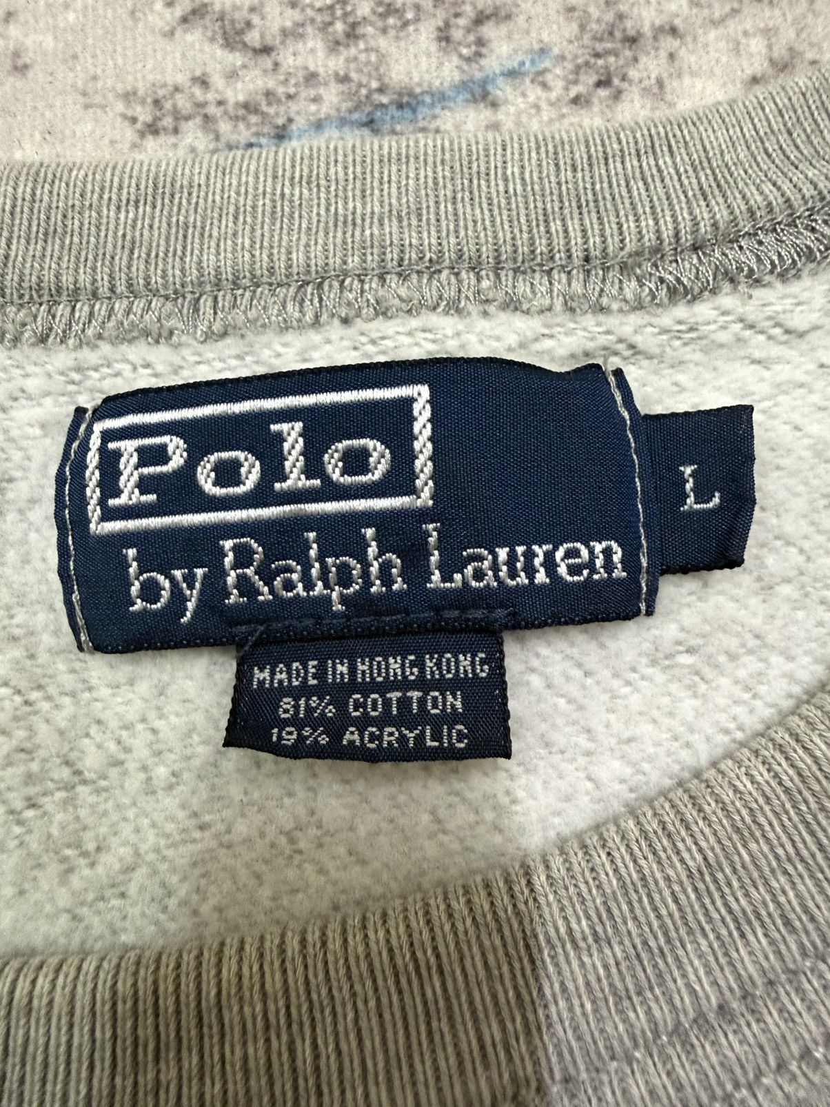 Polo Ralph Lauren Vintage Polo by Ralph Lauren Small Pony Logo Sweatshirt Size US XL / EU 56 / 4 - 7 Thumbnail