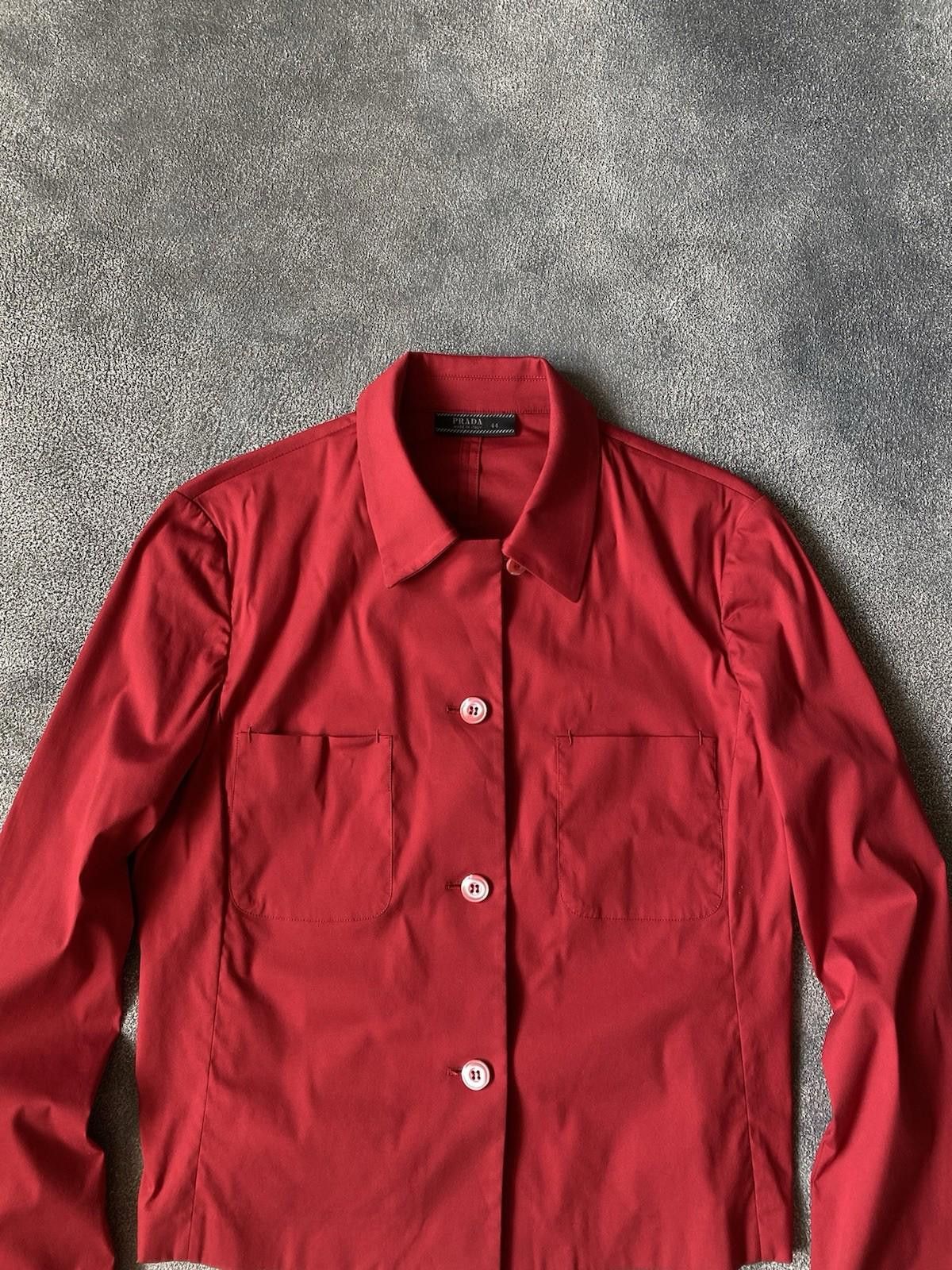 Prada S/S 1997 Prada Runway Double Pocket Blouse Shirt Vintage Size M / US 6-8 / IT 42-44 - 8 Thumbnail