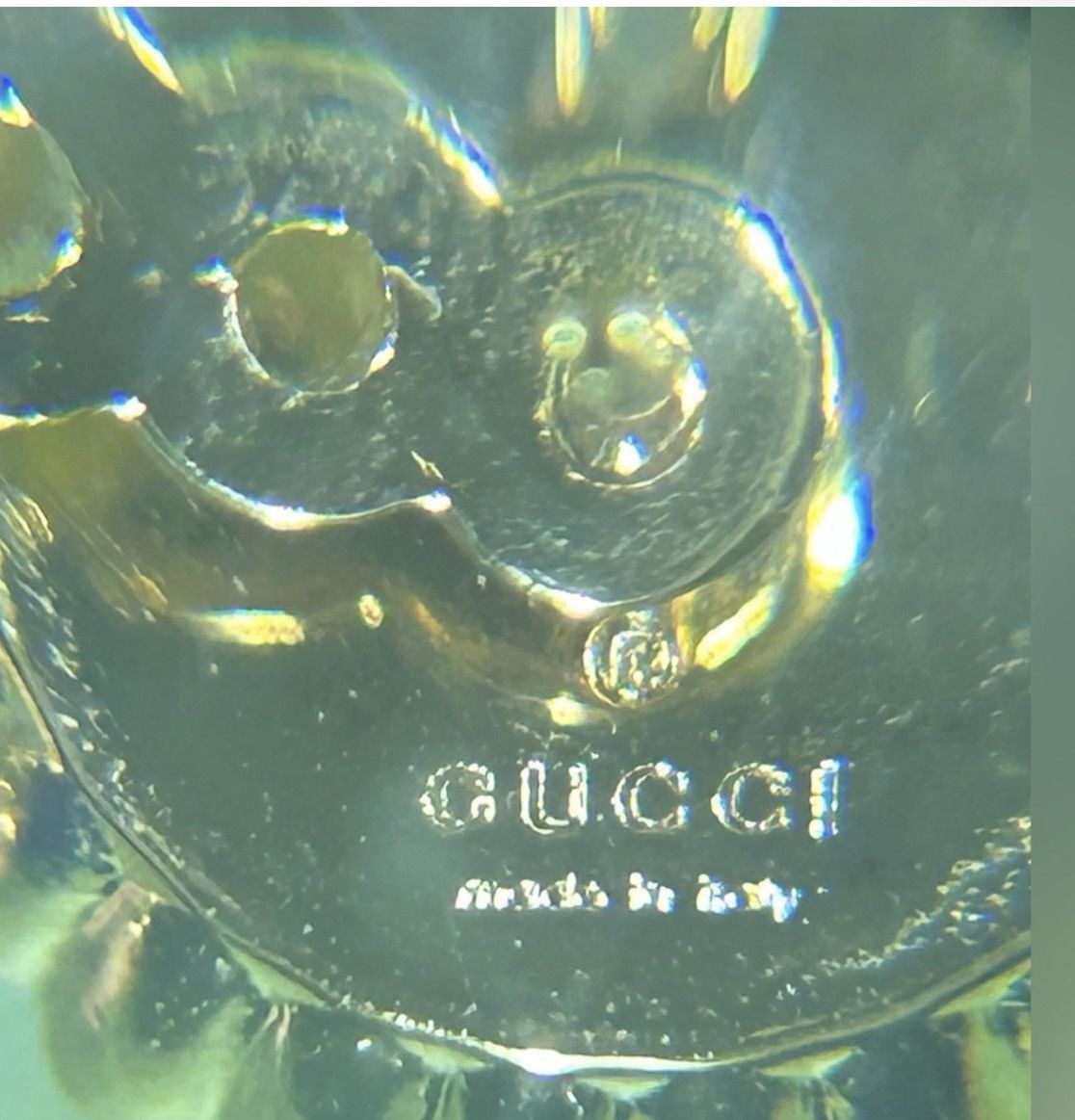 Gucci GUCCI Resin Crystal Single GG Earring Pink Gold Size ONE SIZE - 5 Thumbnail