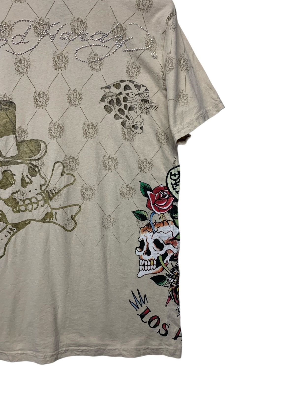 Ed Hardy Ed Hardy By Cristian Audigier Skull Fullprint T Shirt Size US M / EU 48-50 / 2 - 10 Thumbnail