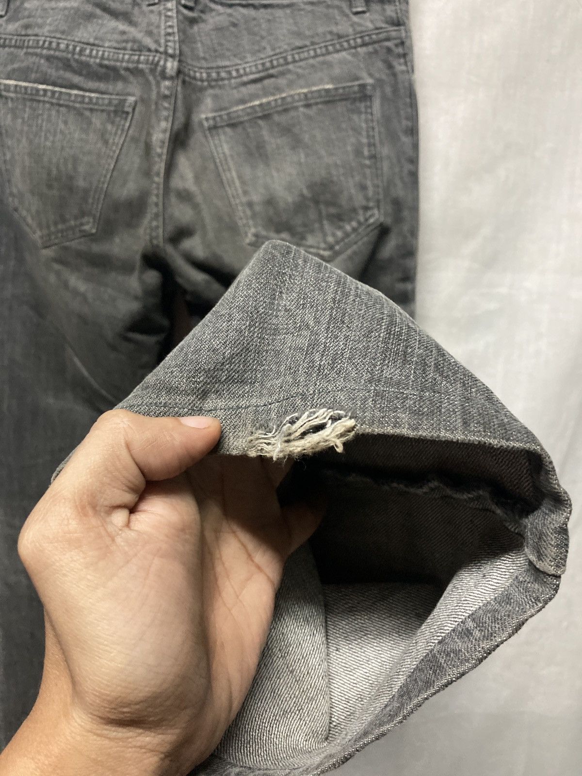 Ato Matsumoto Ato Matsumoto Flare Charcoal Denim Size US 32 / EU 48 - 11 Thumbnail
