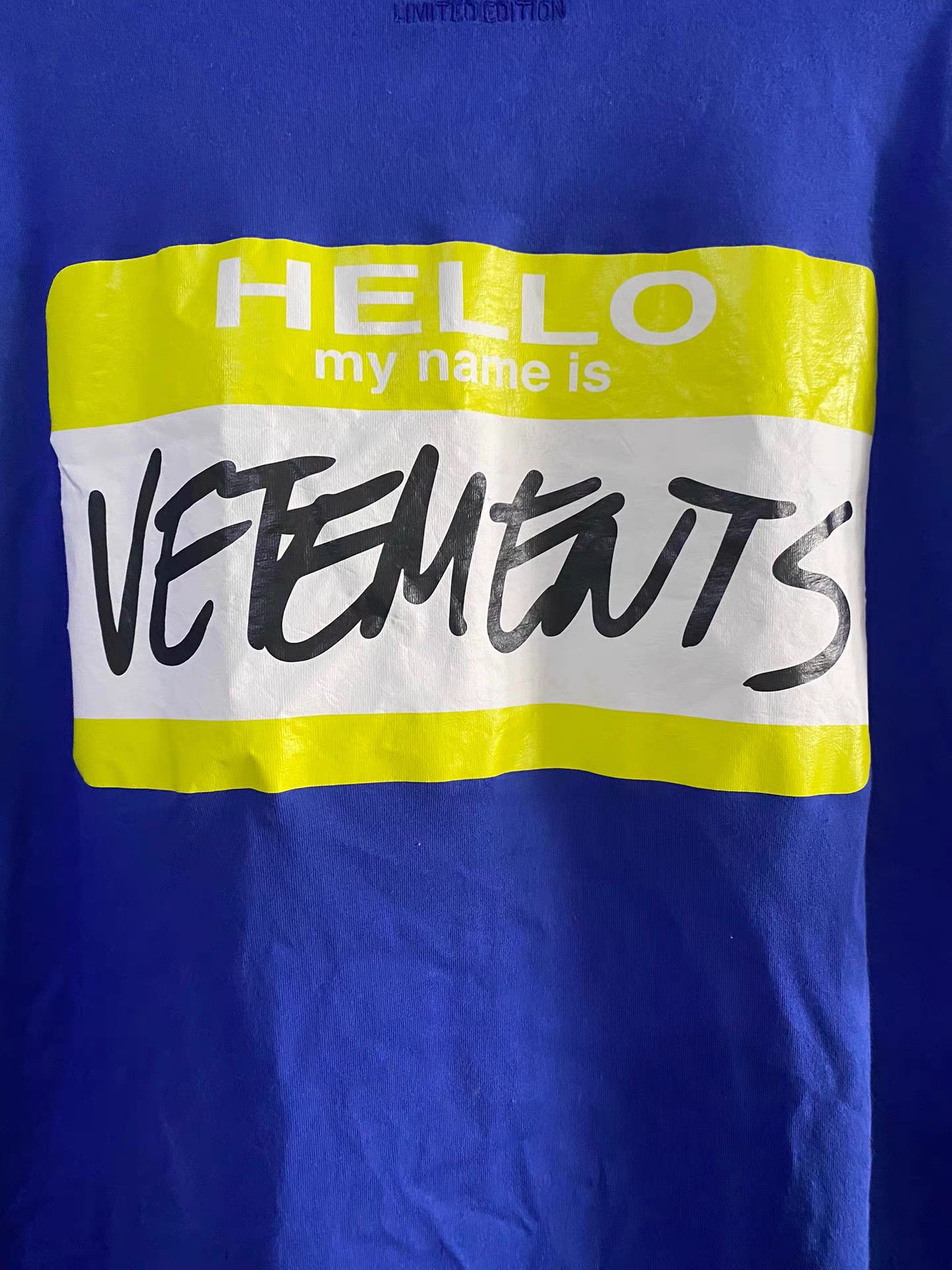 Vetements Vetements signature print T-shirt Size US XS / EU 42 / 0 - 3 Thumbnail