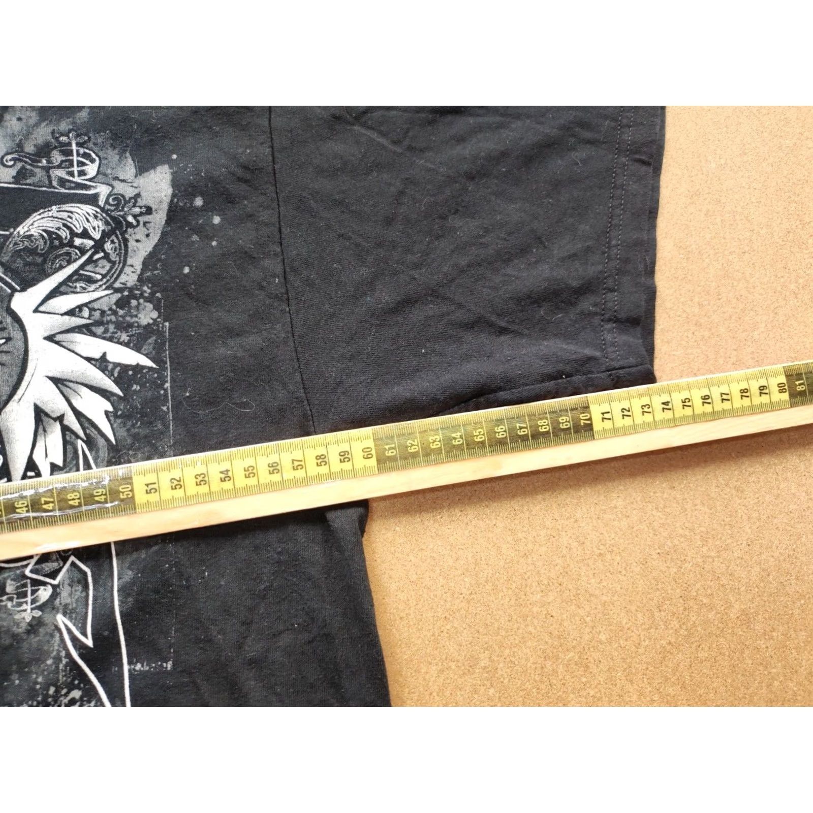 Gildan Metallica T-Shirt Gildan Black Short Sleeve XL Heavy Cotton Skull Print Shirt Mens Size US XL / EU 56 / 4 - 3 Thumbnail