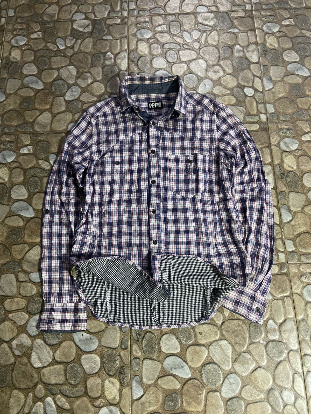 Japanese Brand × PPFM VTG PPFM long shirt japanese Size US M / EU 48-50 / 2 - 1 Thumbnail