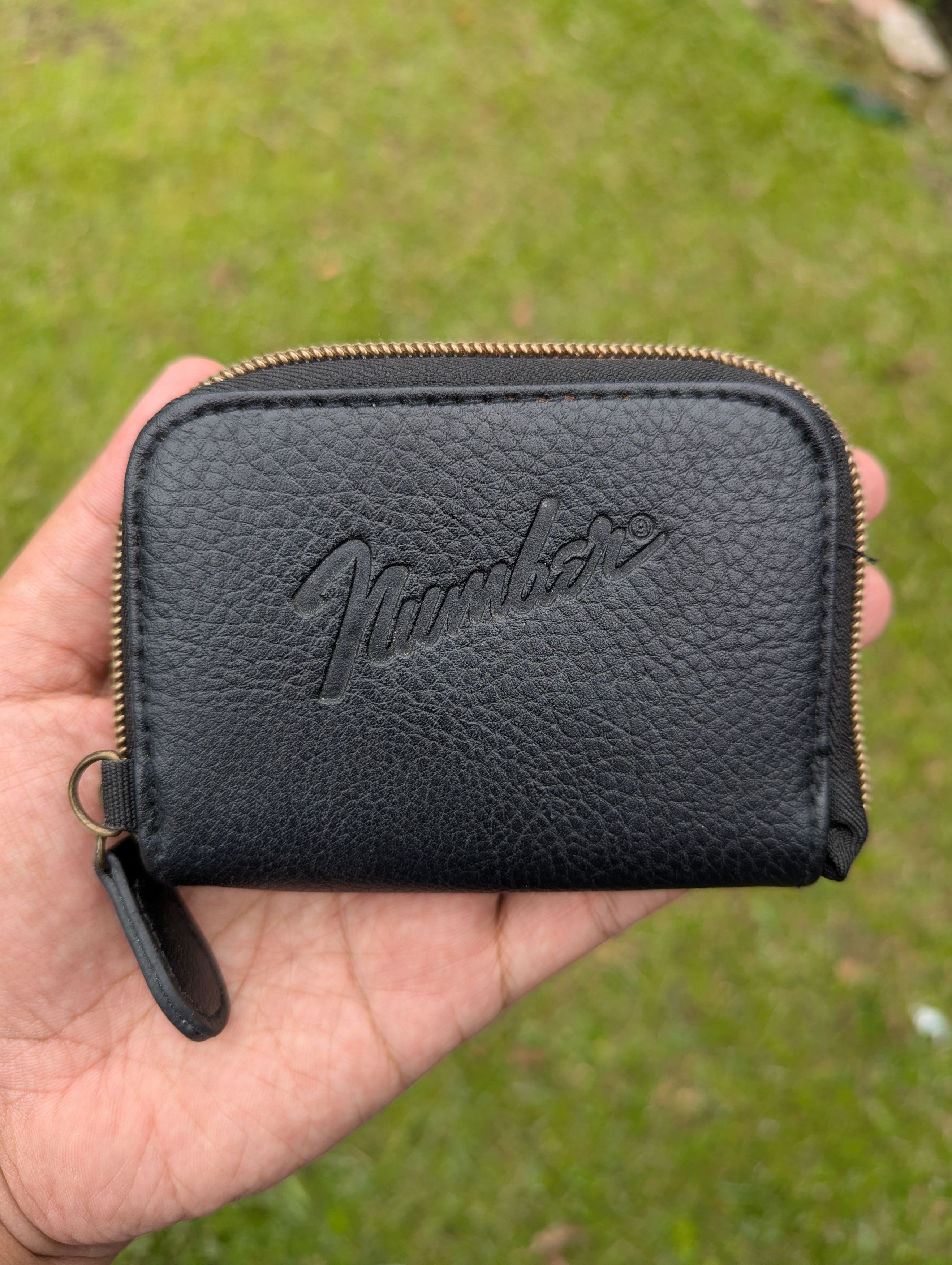 OG Number [N]ine Leather Zipper Coin Wallet Case