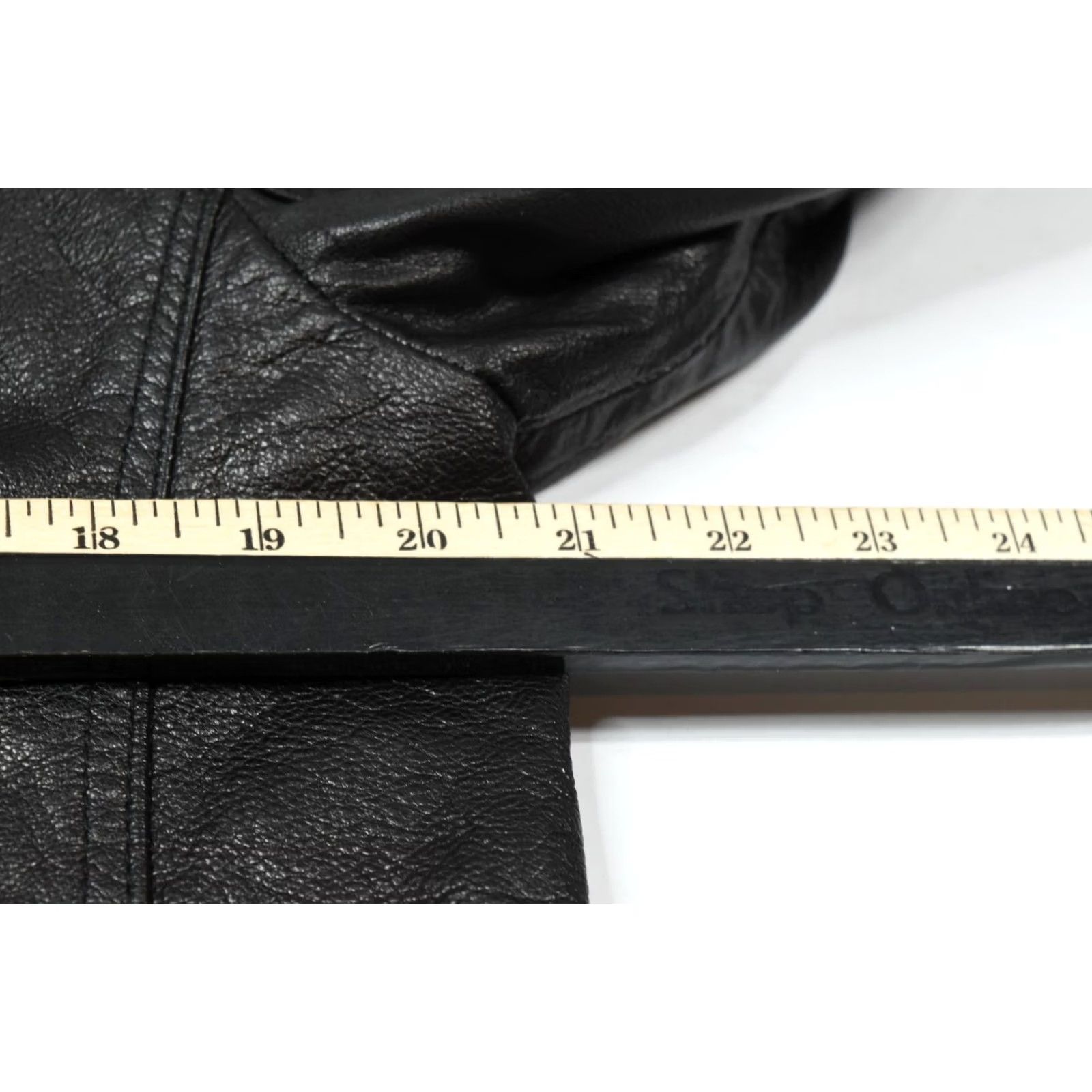 Vintage VINTAGE 7 Diamonds Leather Jacket Mens Large Black Long Sleeve Full-Zip Biker Size US L / EU 52-54 / 3 - 7 Thumbnail