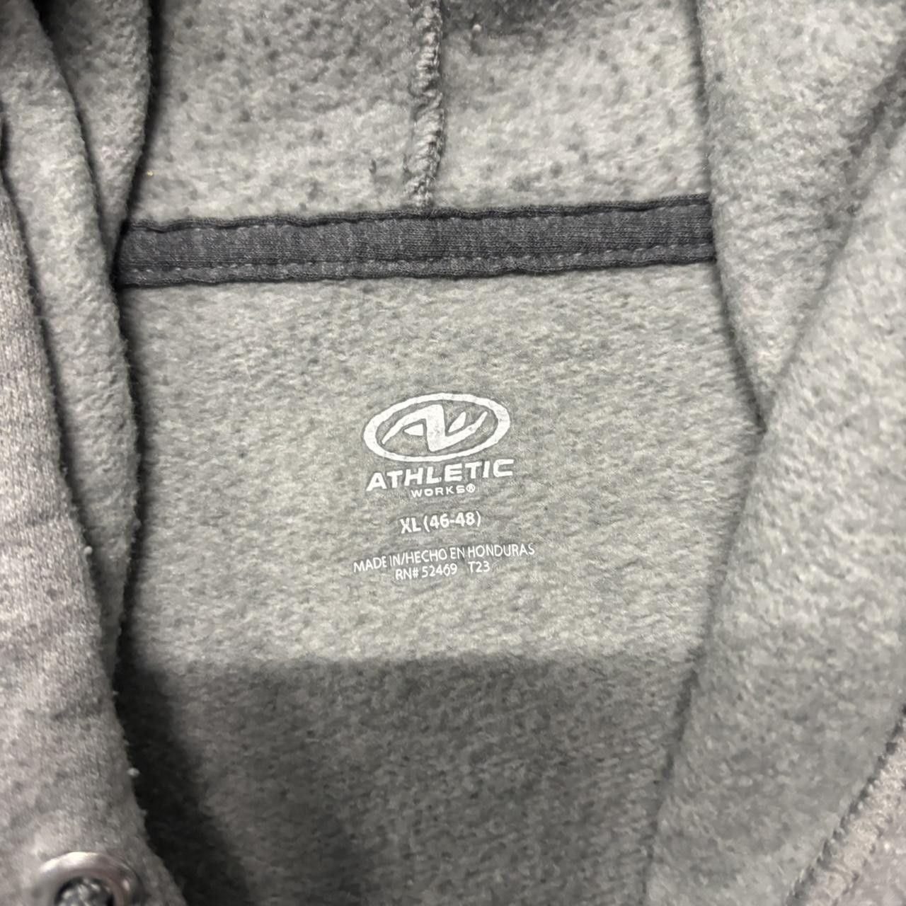Japanese Brand × Vintage Crazy Vintage Y2K/2000s Grey Blank Russell Style Streetwear Essential Hoodie! Size US L / EU 52-54 / 3 - 6 Thumbnail