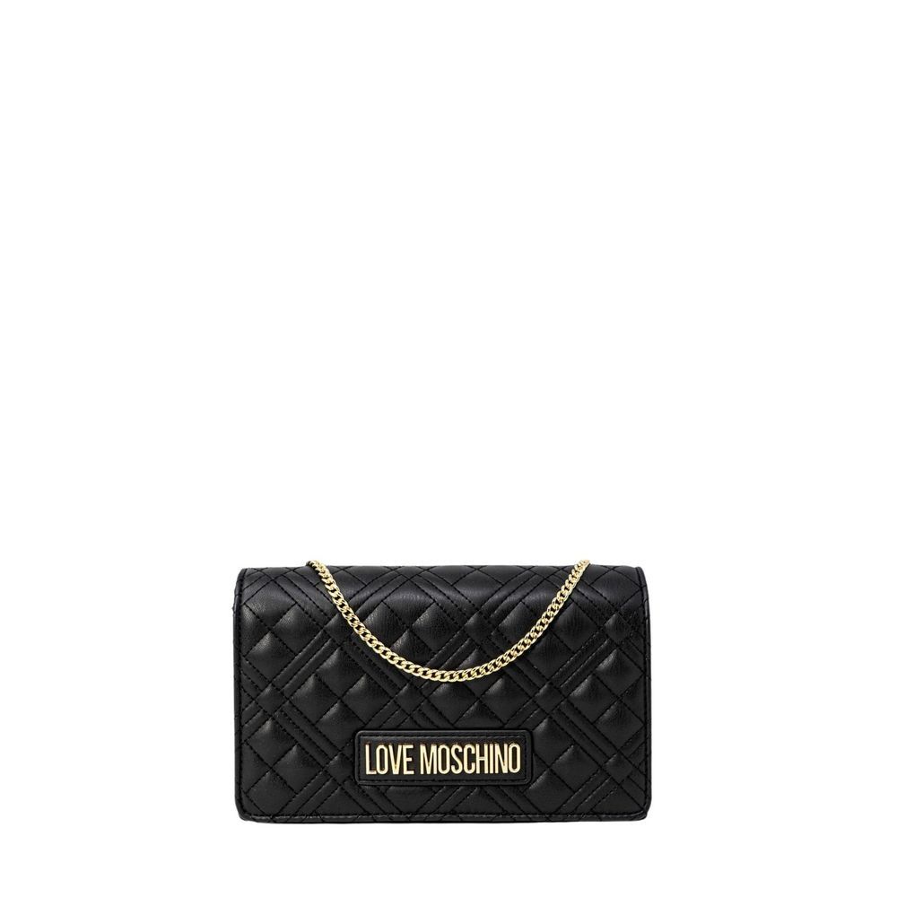 Love Moschino Black Polyethylene Women's Handbag Size ONE SIZE - 1 Thumbnail