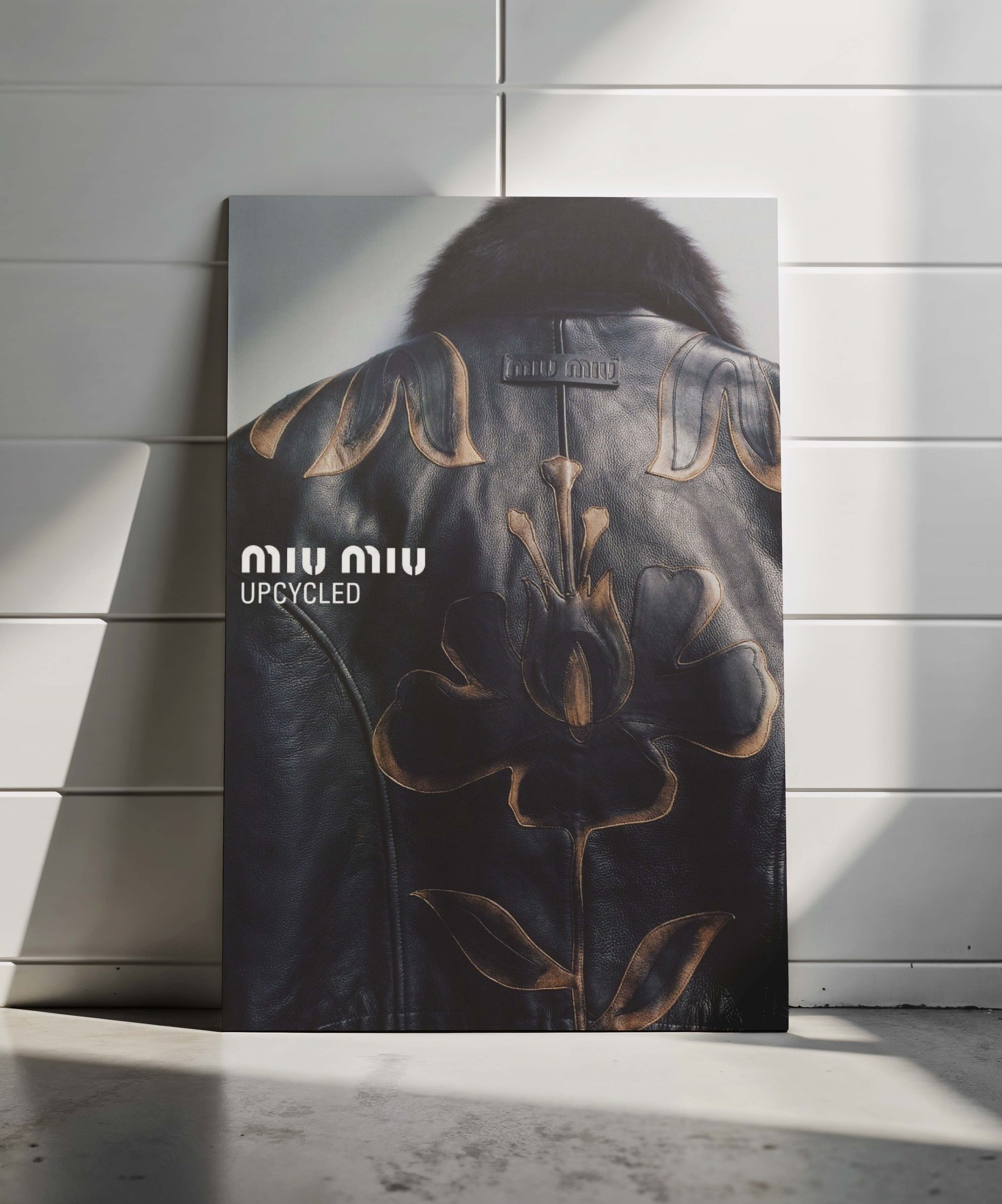 Miu Miu Miu Miu Leather Jacket Poster Gift Vintage Archive Runaway Size ONE SIZE - 2 Thumbnail