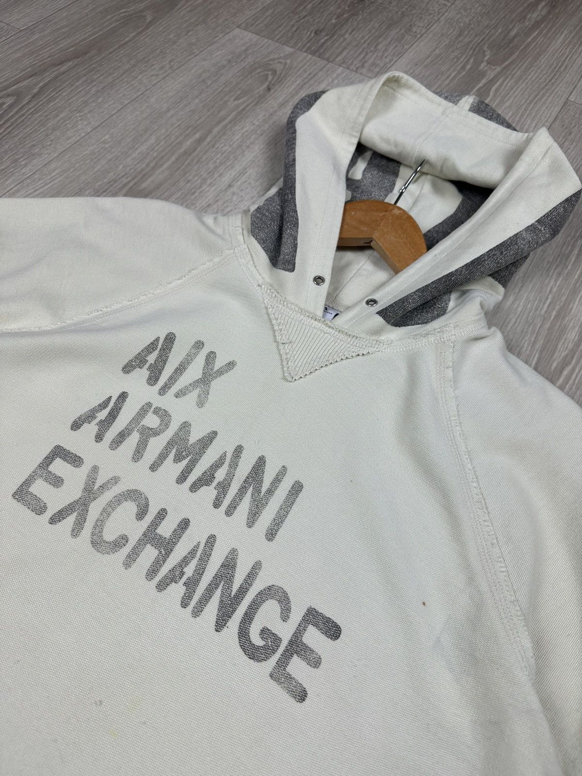 Armani × Armani Exchange × Vintage Vintage Armani Exchange Hoded Vest Size US L / EU 52-54 / 3 - 13 Thumbnail