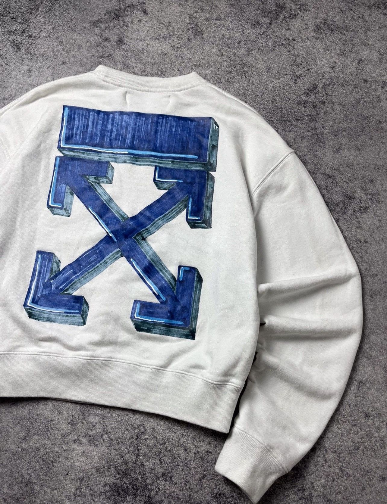 Off-White OFF-WHITE PAINTED ARROW SWEATSHIRT SS20 Size US S / EU 44-46 / 1 - 4 Thumbnail