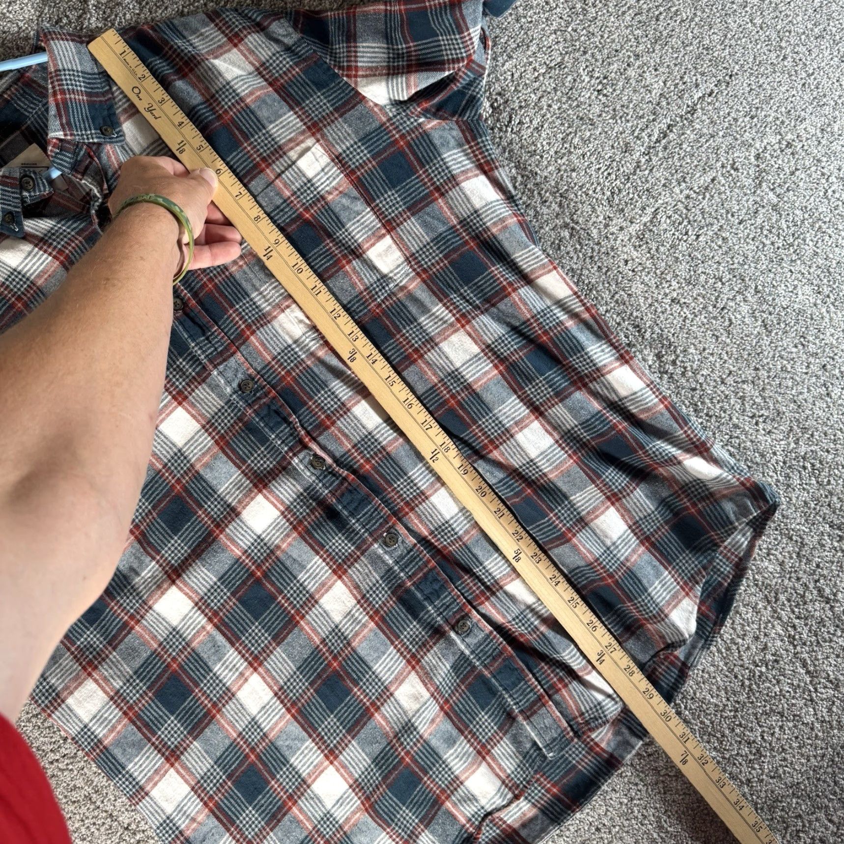 Vintage St. John’s Bay Flannel Button-Up Shirt XL Grunge Lumberjack Outdoor Workwear Casual Size US XL / EU 56 / 4 - 3 Thumbnail