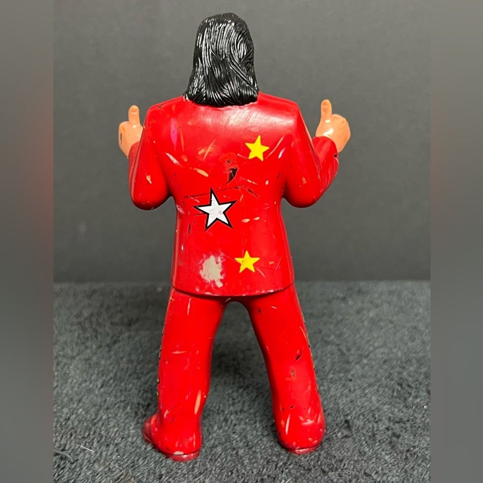 WCW/nWo Vintage OSFTM WCW JIMMY HART Figure RARE RED SUIT Size ONE SIZE - 2 Thumbnail