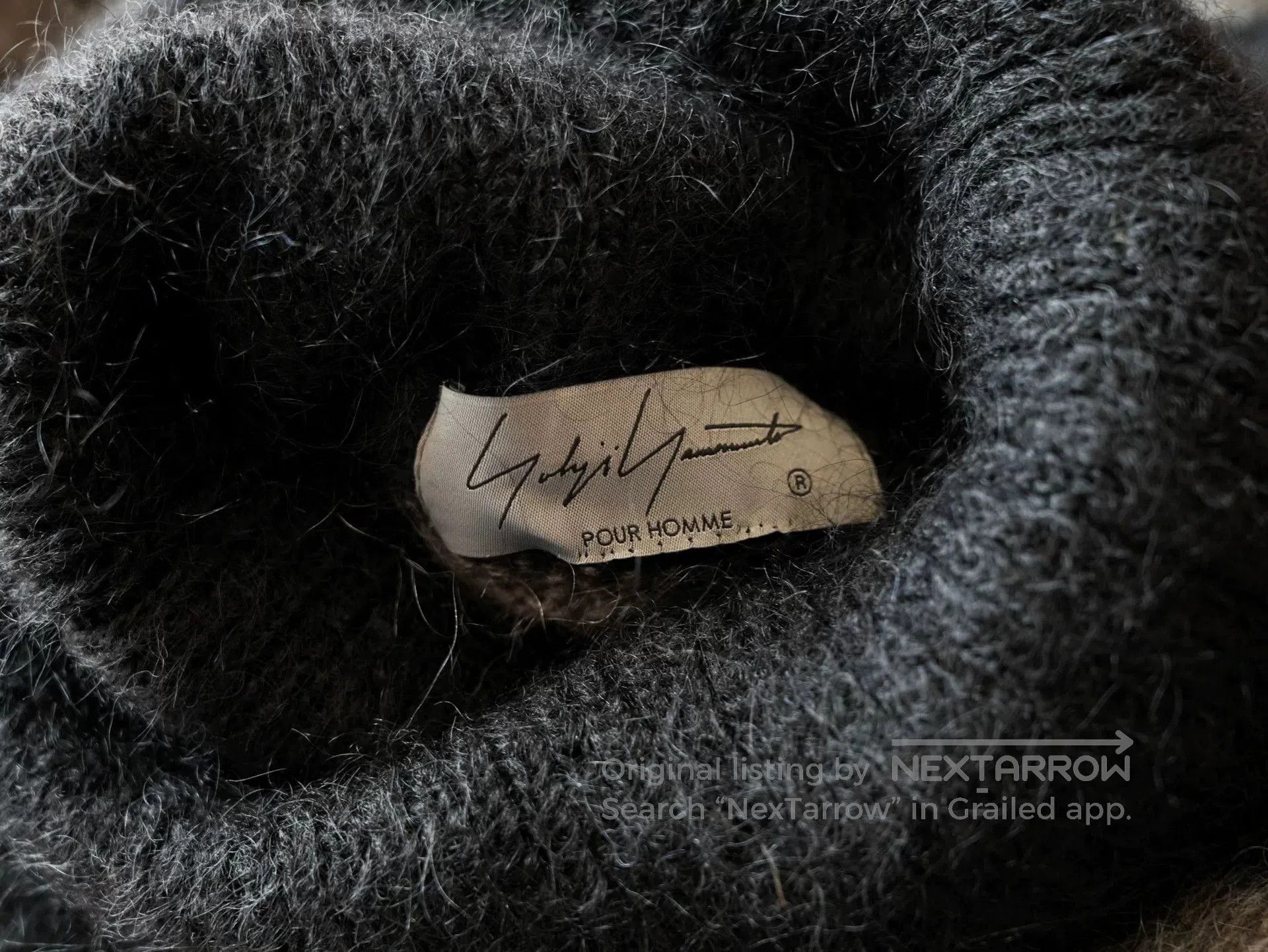 Yohji Yamamoto striped mohair turtleneck sweater by yohji yamamoto. Size M / US 6-8 / IT 42-44 - 3 Thumbnail