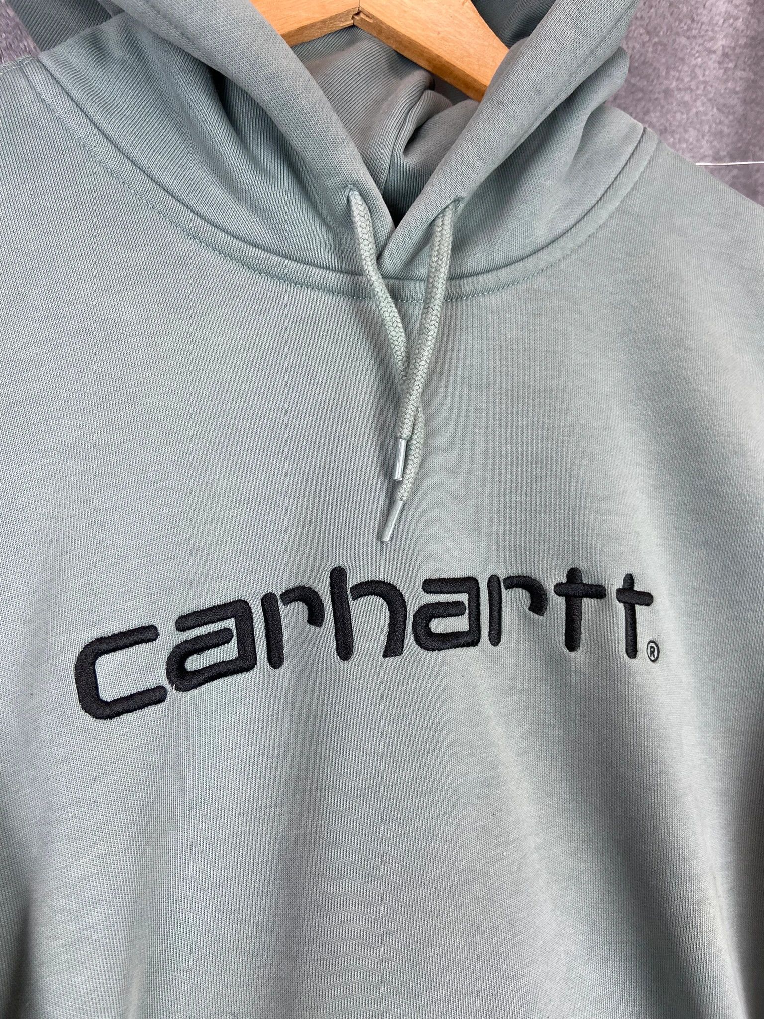 Carhartt Hoodie Carhartt mint green spellout streetwear L Size US L / EU 52-54 / 3 - 2 Thumbnail