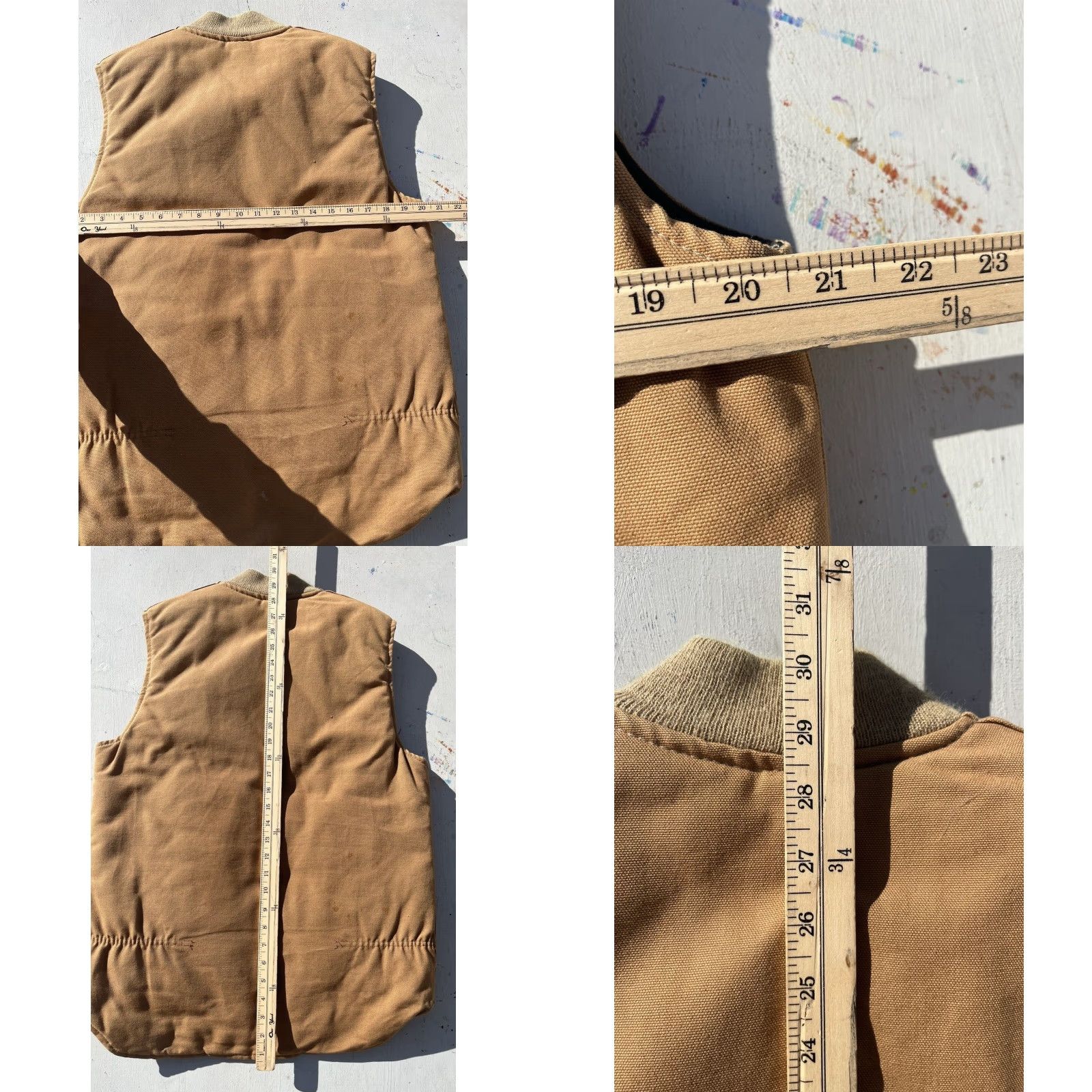 Carhartt Carhartt Vest Brown Solid MT Quilt Outdoor USA Duck Full Zip Mens Shirt Size US M / EU 48-50 / 2 - 9 Thumbnail