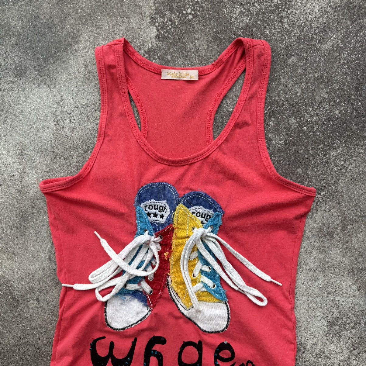 Hysteric Glamour × Japanese Brand × Vintage Amazing Y2K Vintage Super Sexy Glamour Tank Top Size M / US 6-8 / IT 42-44 - 4 Thumbnail