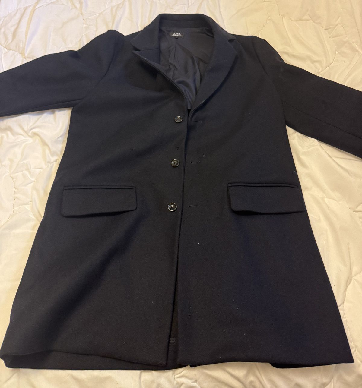 A.P.C. APC Wool overcoat Size US L / EU 52-54 / 3 - 1 Thumbnail