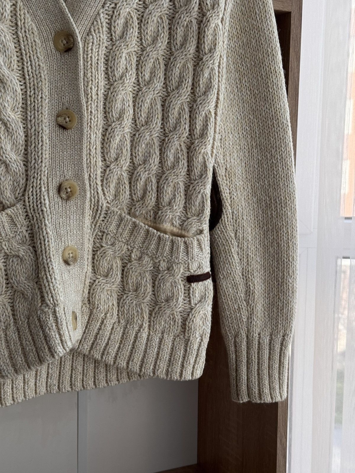 Peak Performance × Vintage Vintage Peak Performance W’ Sweden Wool Cable Knit Cardigan Size XS / US 0-2 / IT 36-38 - 8 Thumbnail