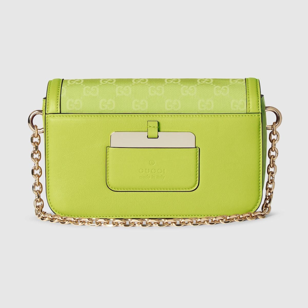 Gucci o1la5ras0526 Size: OS / Go Small Shoulder Bag in Green Size ONE SIZE - 7 Thumbnail