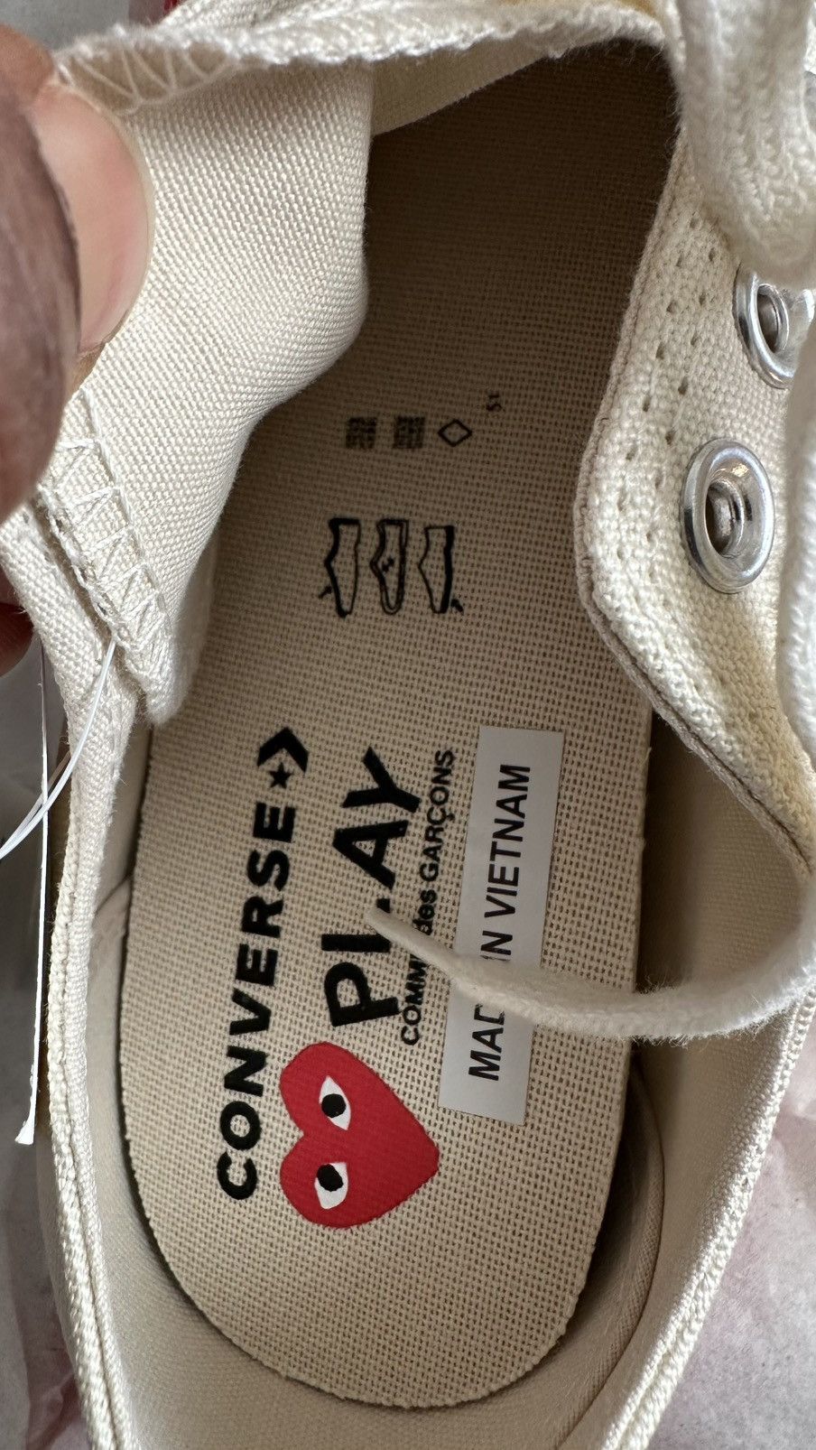Comme des Garcons PLAY × Converse Converse& Comm Des Garçon play Size US 8.5 / EU 41-42 - 7 Thumbnail