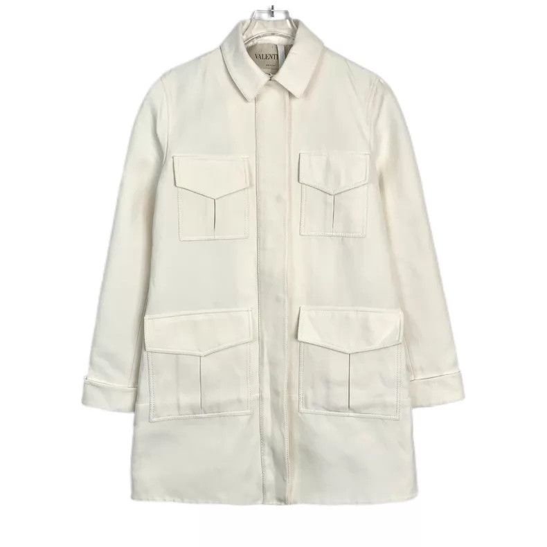 Valentino Valentino Pocket hunting outfit embellished with lapel tre Size L / US 10 / IT 46 - 1 Thumbnail