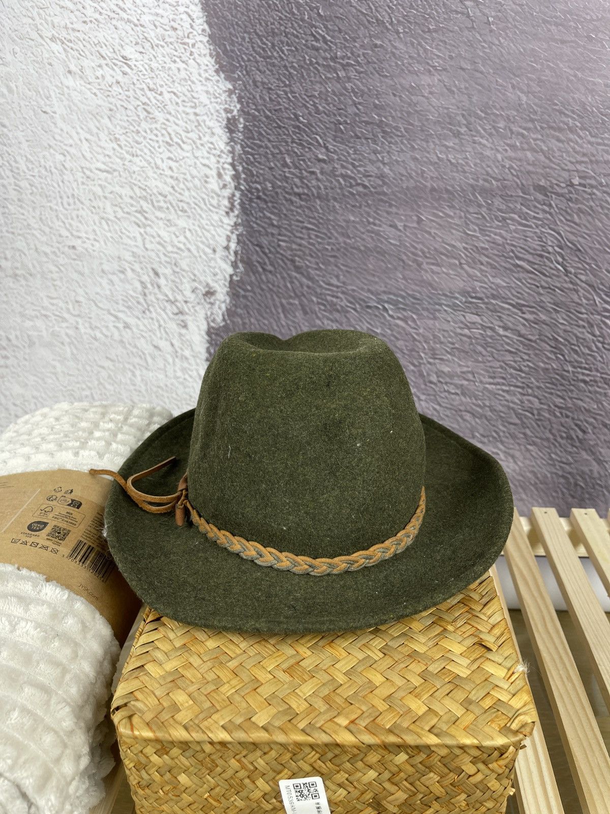 Vintage Bollman USA The natural 100% wool made in USA hat vintage Size ONE SIZE - 7 Thumbnail