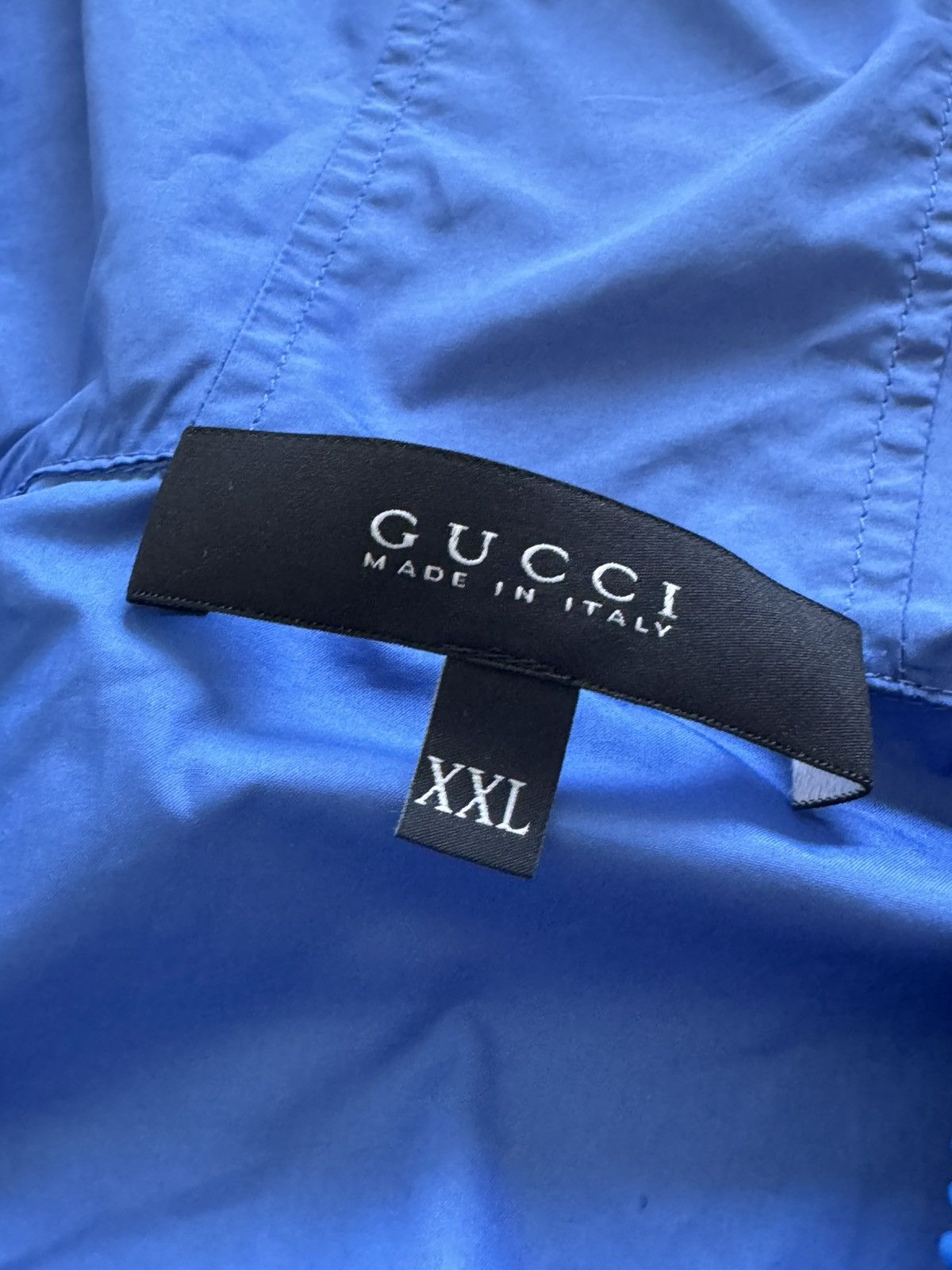 Gucci Gucci blue hooded windbreaker jacket Size US XL / EU 56 / 4 - 11 Thumbnail