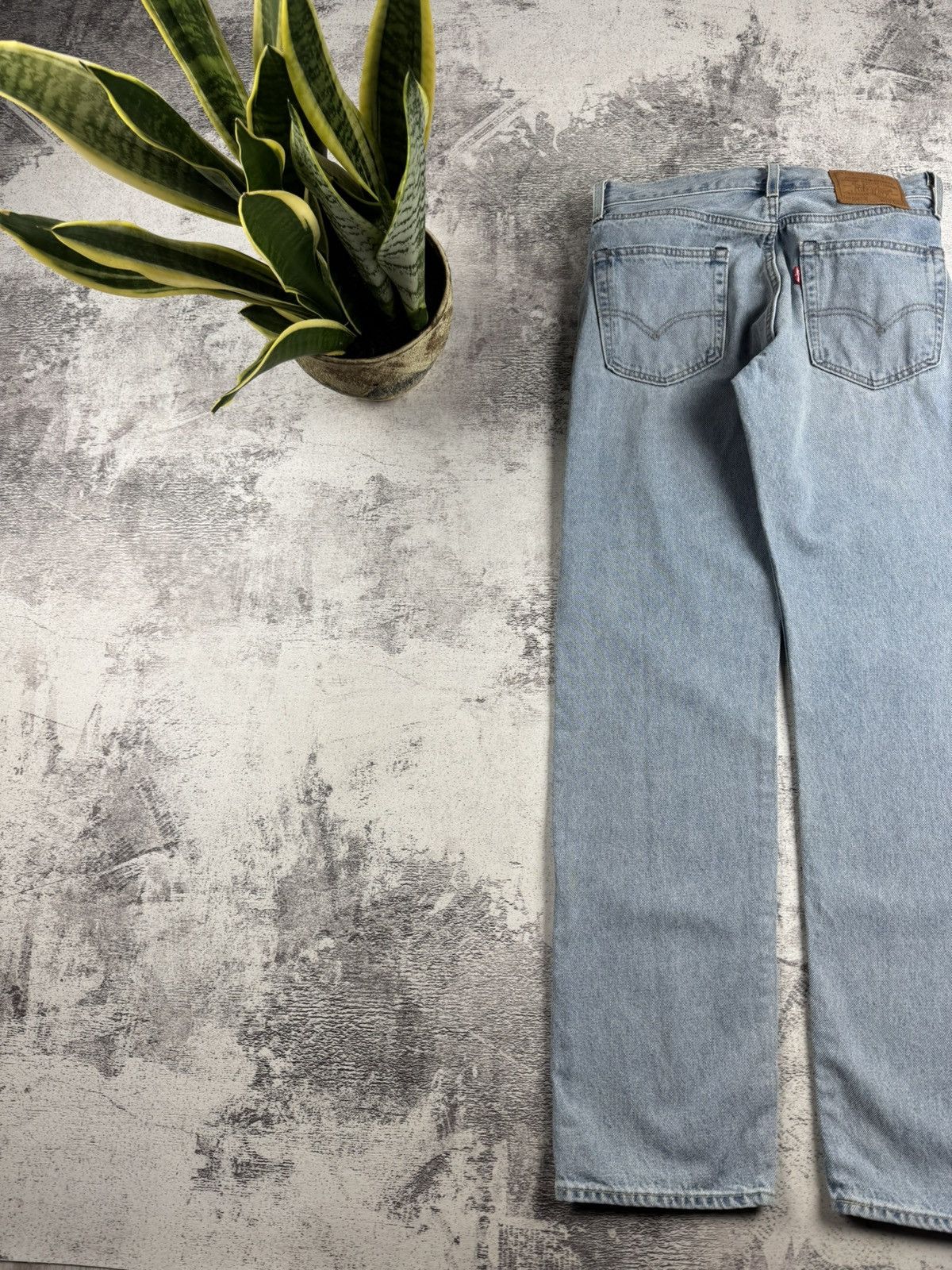Levi's Levis 551 Premium Work Wear Men’s W29 L32 Cotton Light Blue Jeans Pants Trousers Size US 30 / EU 46 - 3 Thumbnail