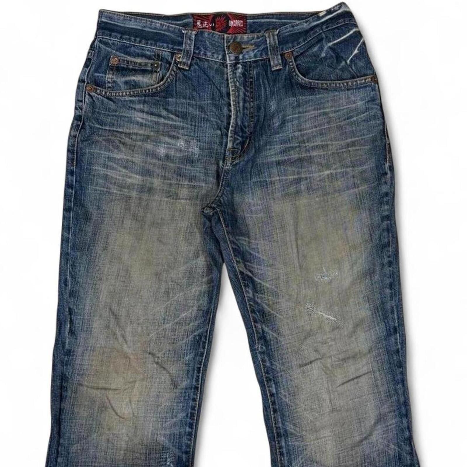 True Religion VINTAGE ONIARAI MUD WASH AND EMBROIDERY LOGO ON BACK DENIM Size US 30 / EU 46 - 5 Thumbnail
