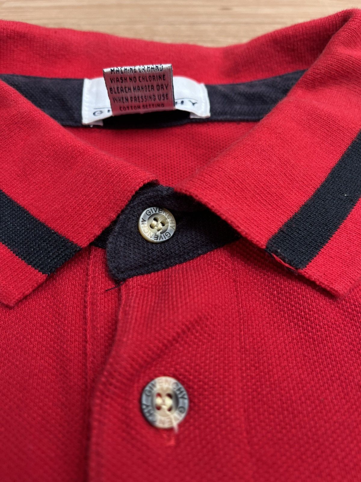 Givenchy × Vintage Vintage Givenchy Polo Shirt Rugby Long Sleeve Size US L / EU 52-54 / 3 - 5 Thumbnail