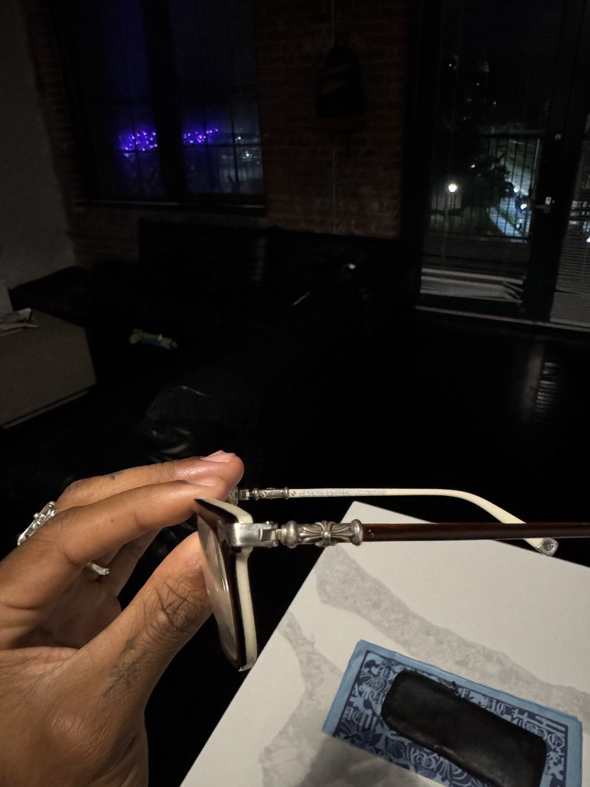 Chrome Hearts × Matty Boy Chrome Hearts Fun Hatch-A Frames Size ONE SIZE - 3 Thumbnail