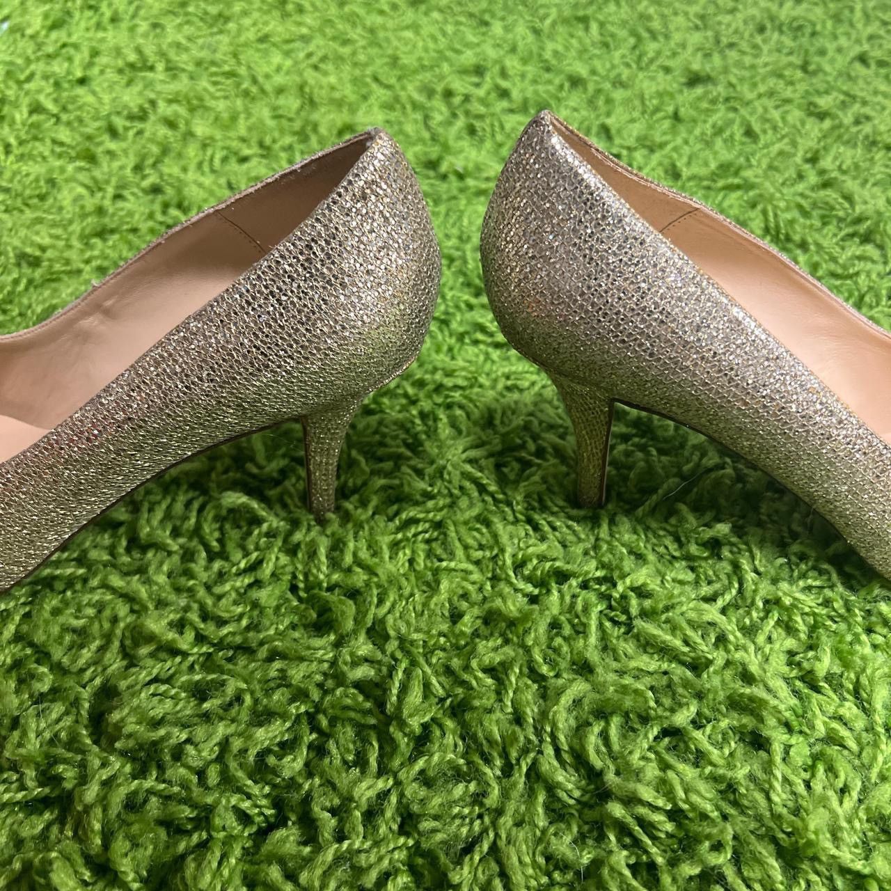 Kate Spade Women's Kate Spade Billie Starlight Italy Glitter Peep-Toe Size US 9 / IT 39 - 7 Thumbnail